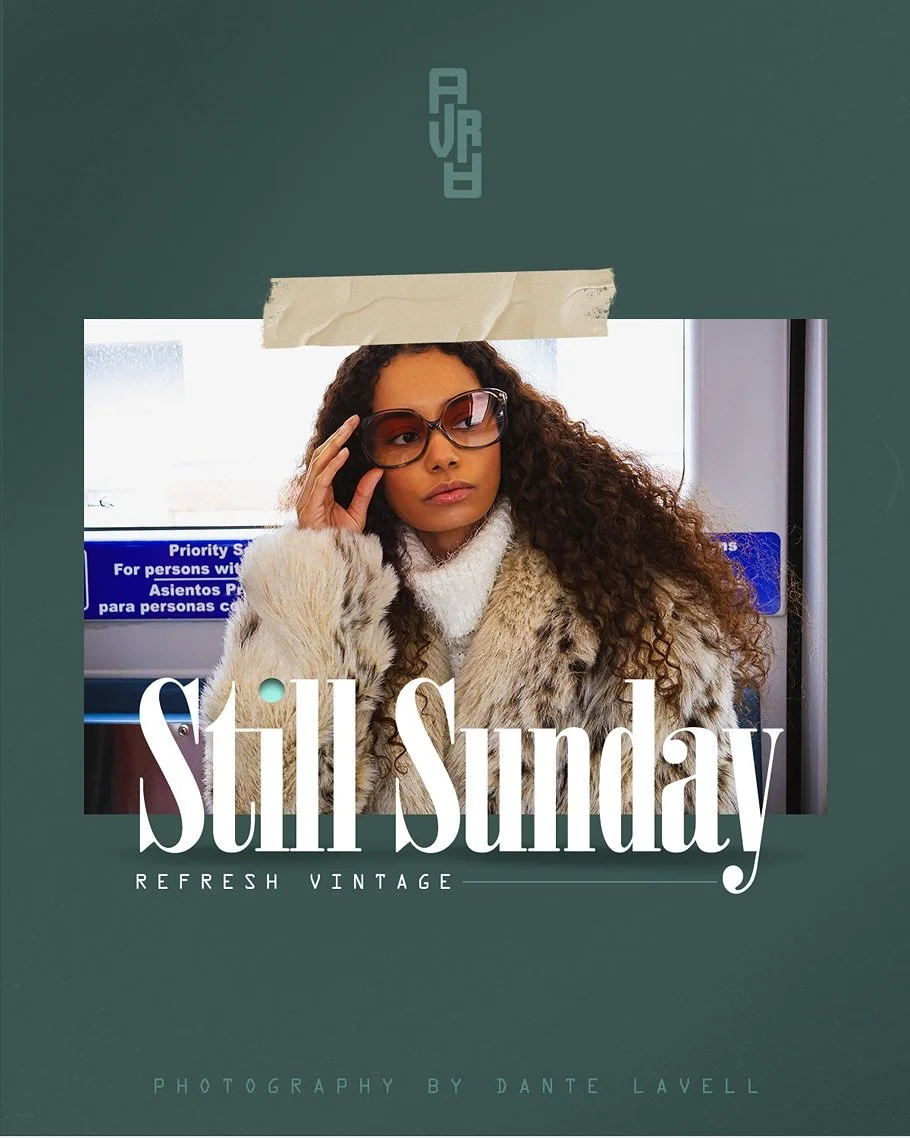 #stillsunday 

The day rests in muted tones, a Still Sunday wrapped in vintage cloth and soft light. Nothing rushes here; everything simply exists&mdash;steady, cinematic, and unafraid of silence. 

A final moment of calm before the week turns again.