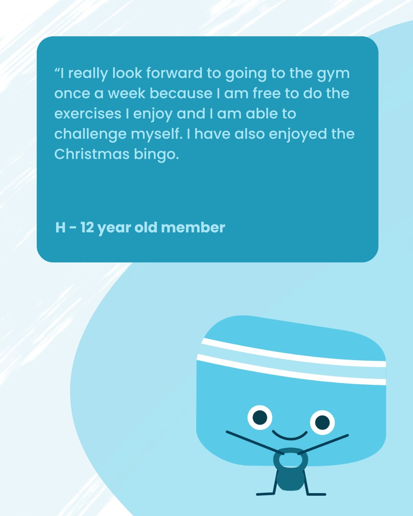 A little feedback from one of our youngsters who put in a great effort with completing our Christmas bingo. 

#feedback #testomonial #gym #bedford #personaltrainer #autism #adhd #specialeducationalneeds #exercise