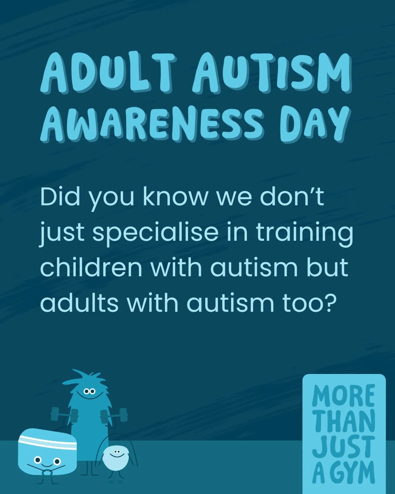 Did you know we train adults with autism?

#autism #autismawarenessmonth #gym #fitness #bedford