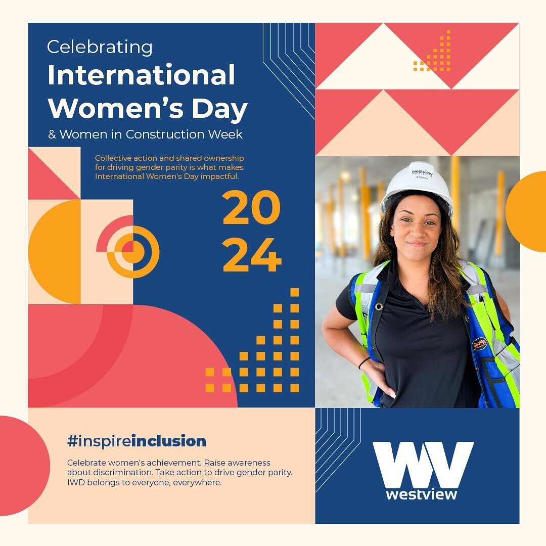Westview Projects is proud to honour International Women&rsquo;s Day &amp; Women in Construction Week. 

We stand with women across the globe, celebrating the strength and knowledge of women and the vital role they play in shaping the future of const