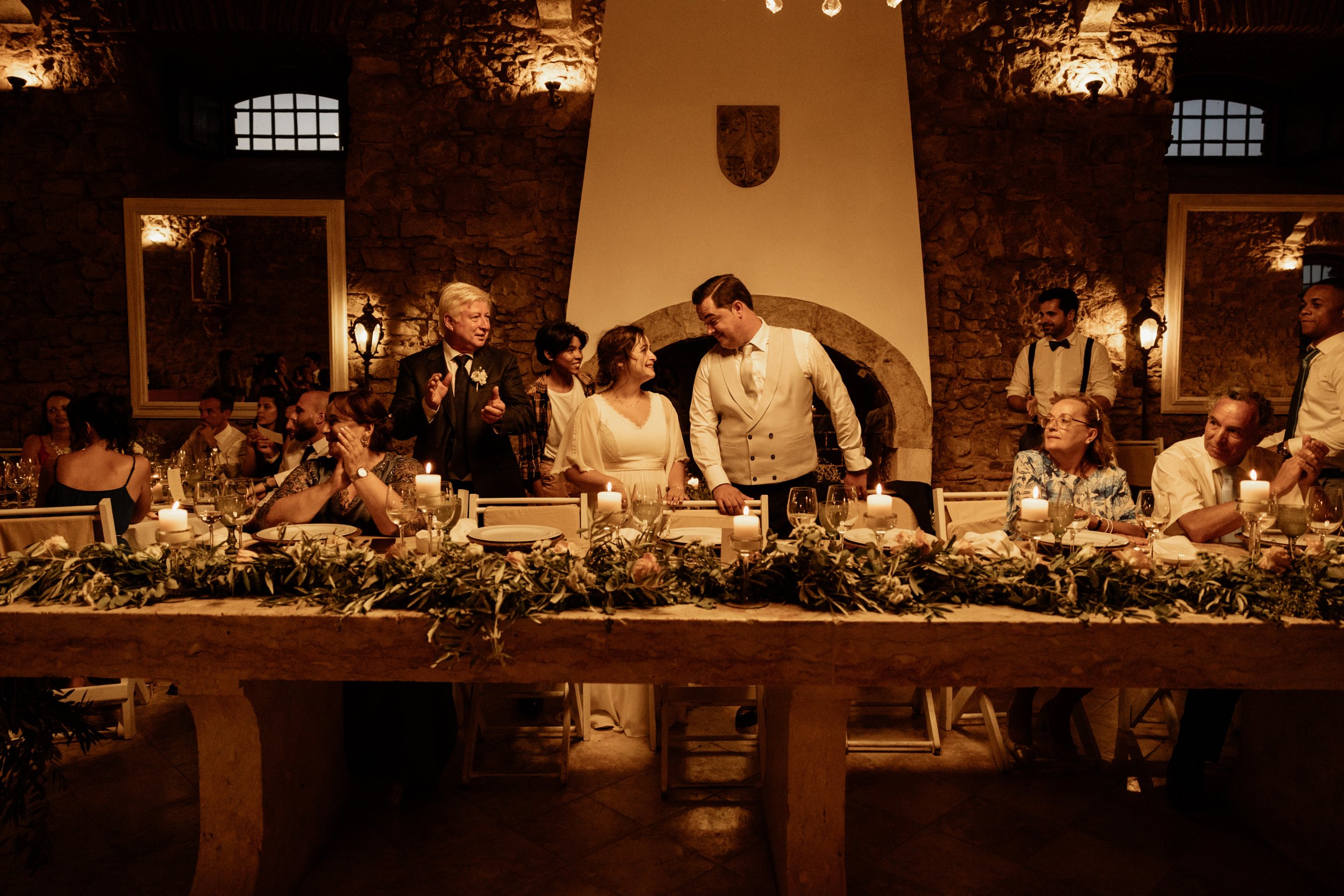 jantar de casamento documental na Quinta Valle do Riacho cerimónia civil