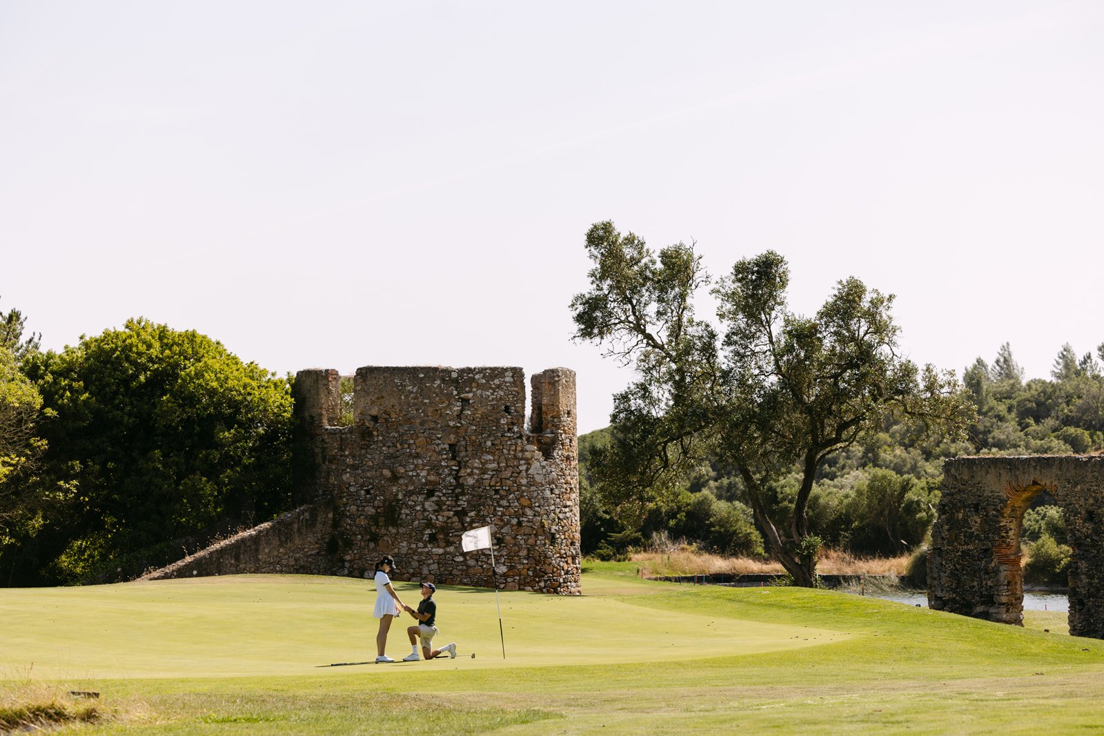 Surprise Proposal at Penha Longa Resort in Sintra · Shang &amp; Christina