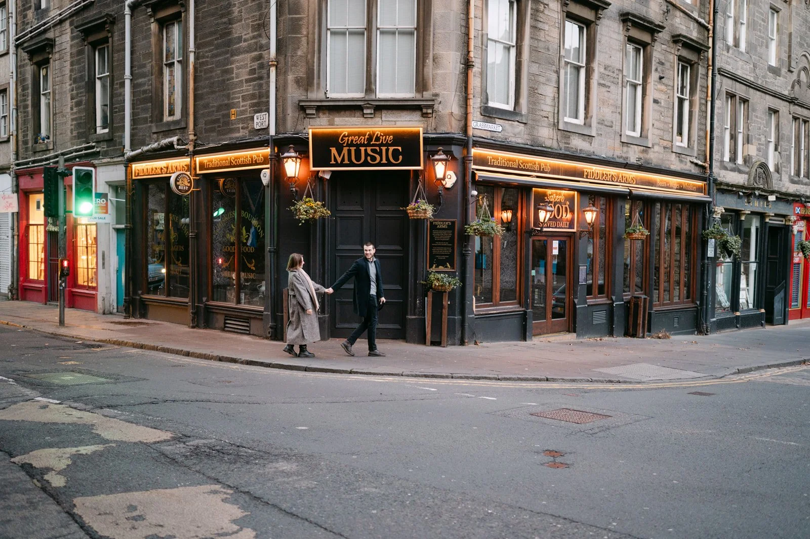 Destination Couple Session in Edinburgh | Yuliia &amp; Daniel