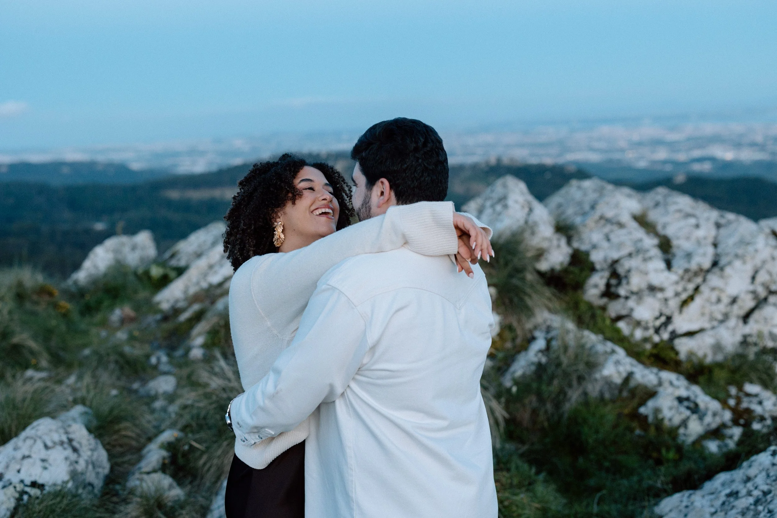 Engagement Session at Santuário da Peninha in Colares