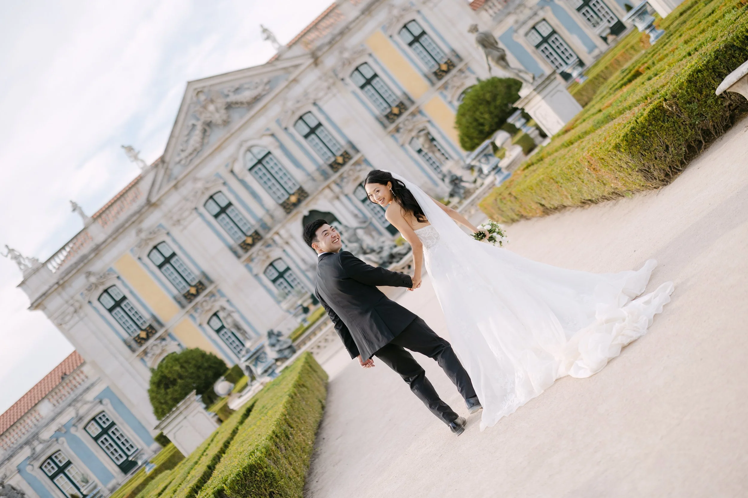 Palácio de Queluz Wedding in Lisbon | Alison &amp; Matthew