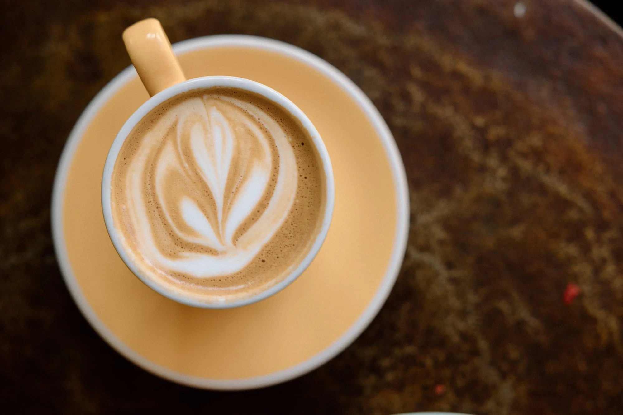 Coffee at a local café in Lisbon Portugal