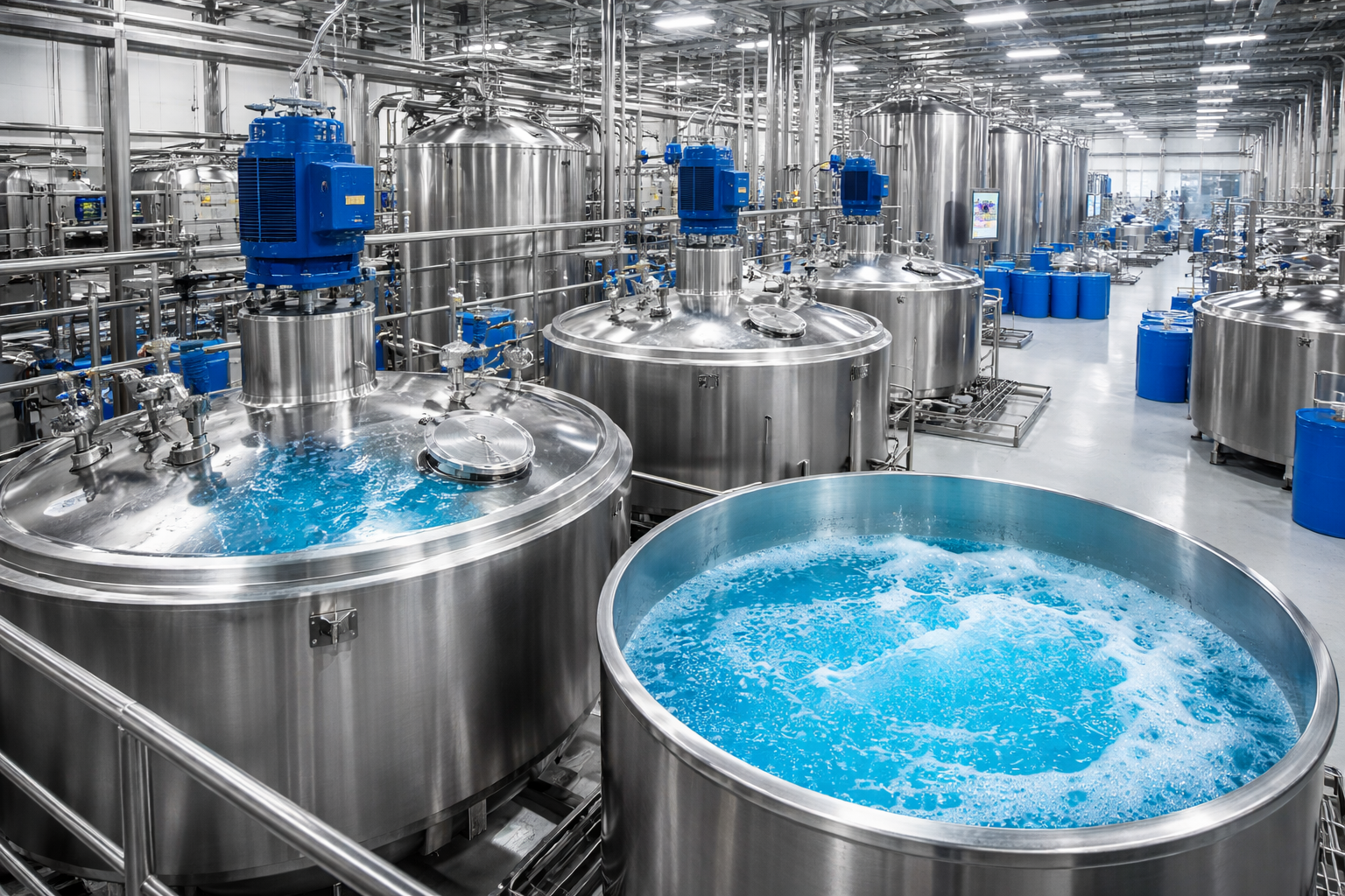 fabricacion industrial de detergentes usando carbonato de sodio ligero