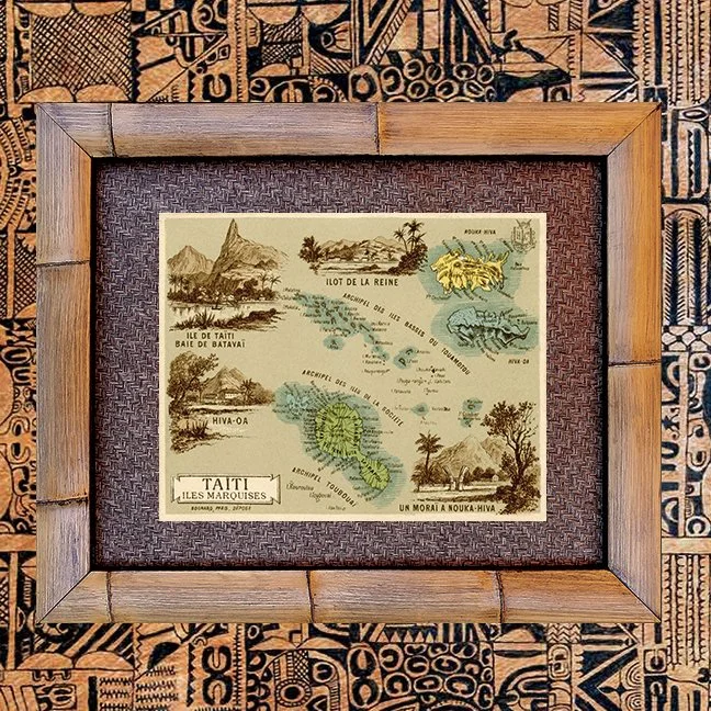 TAITI-ISLES-MARQCISES-MAP-TAHITI-BAMBOO-FRAME-W-BROWN-GRASS-MAT.jpg