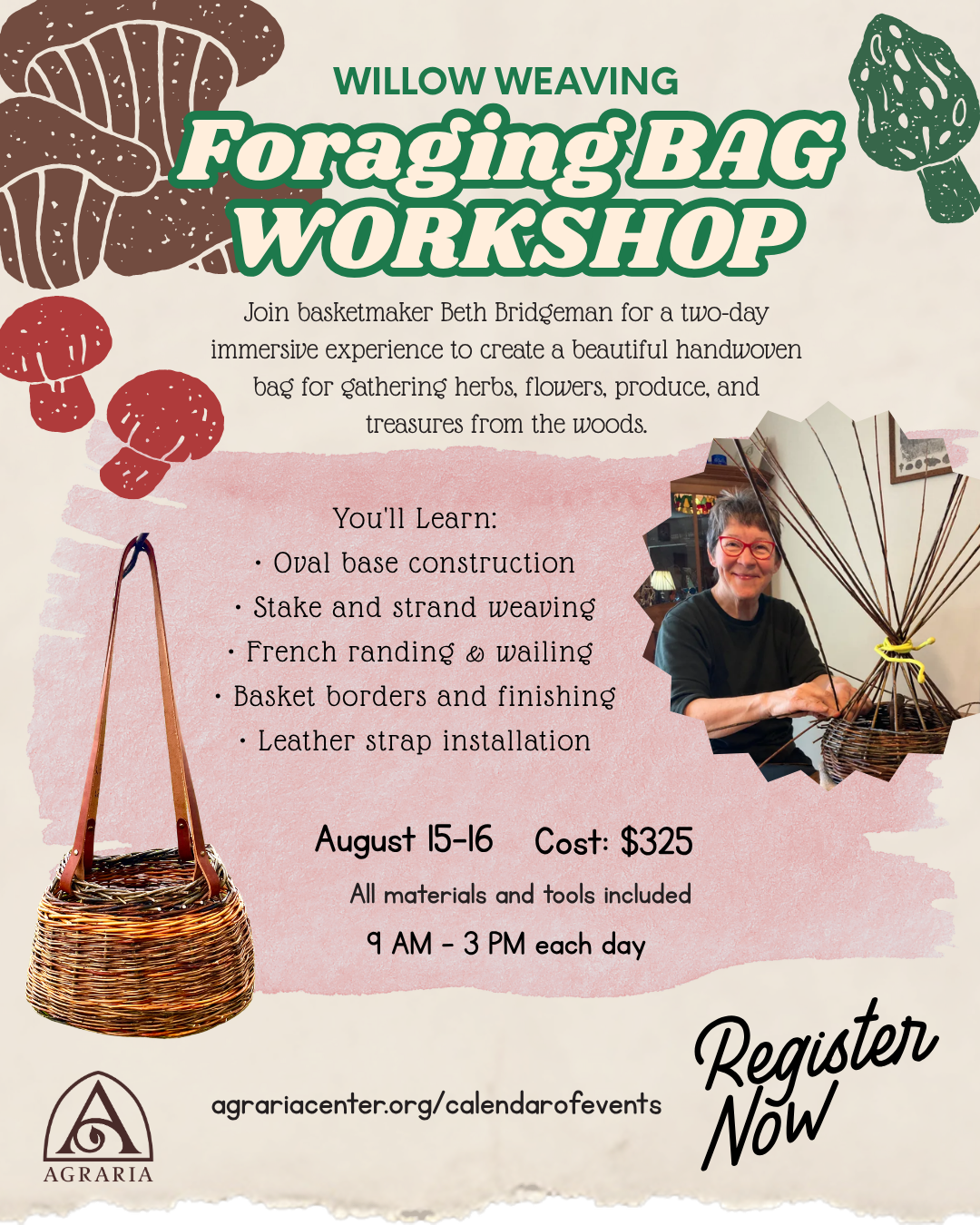 Willow Foraging Bag Workshop