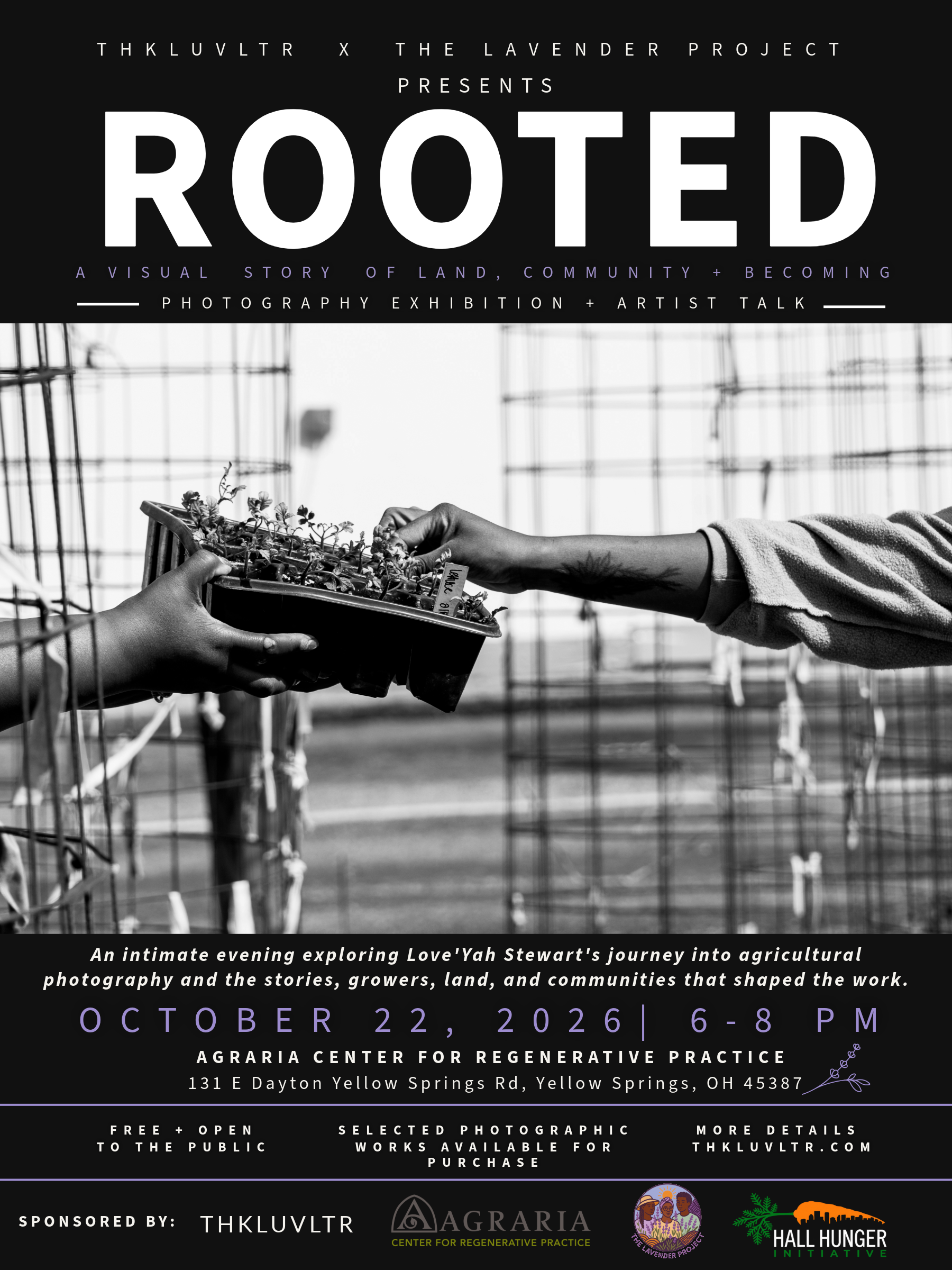 “Rooted” an agriCULTURE artist-in-residence event