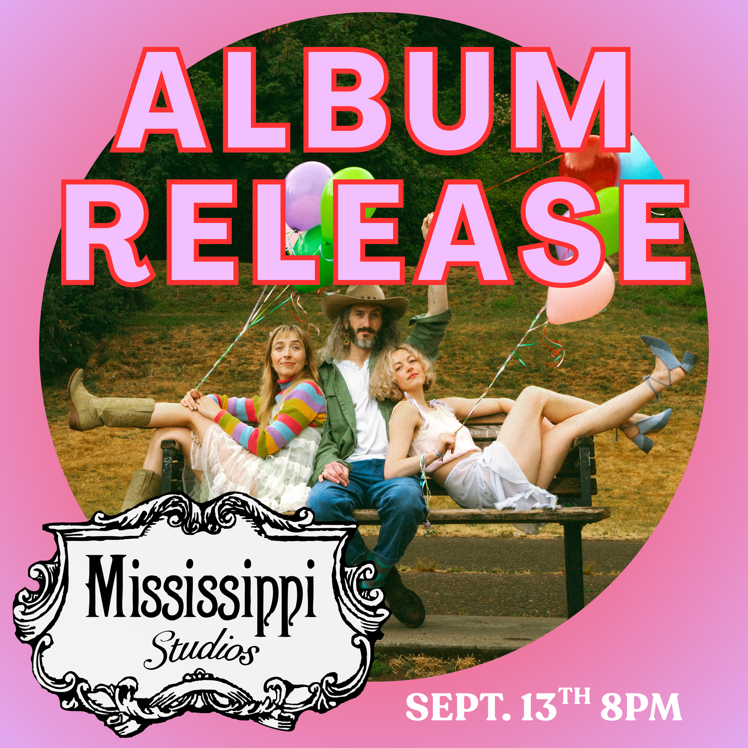 Release our album with us at Mississippi Studios! Sunday, September 13th