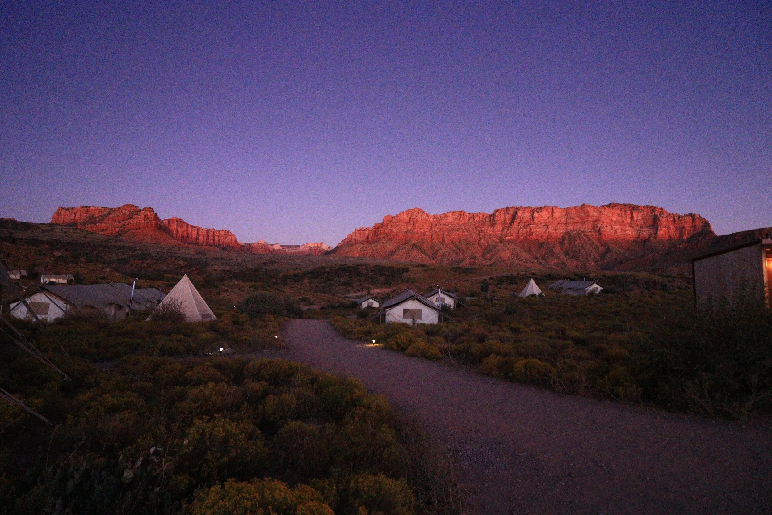 Glamping in Under Canvas Zion Utah