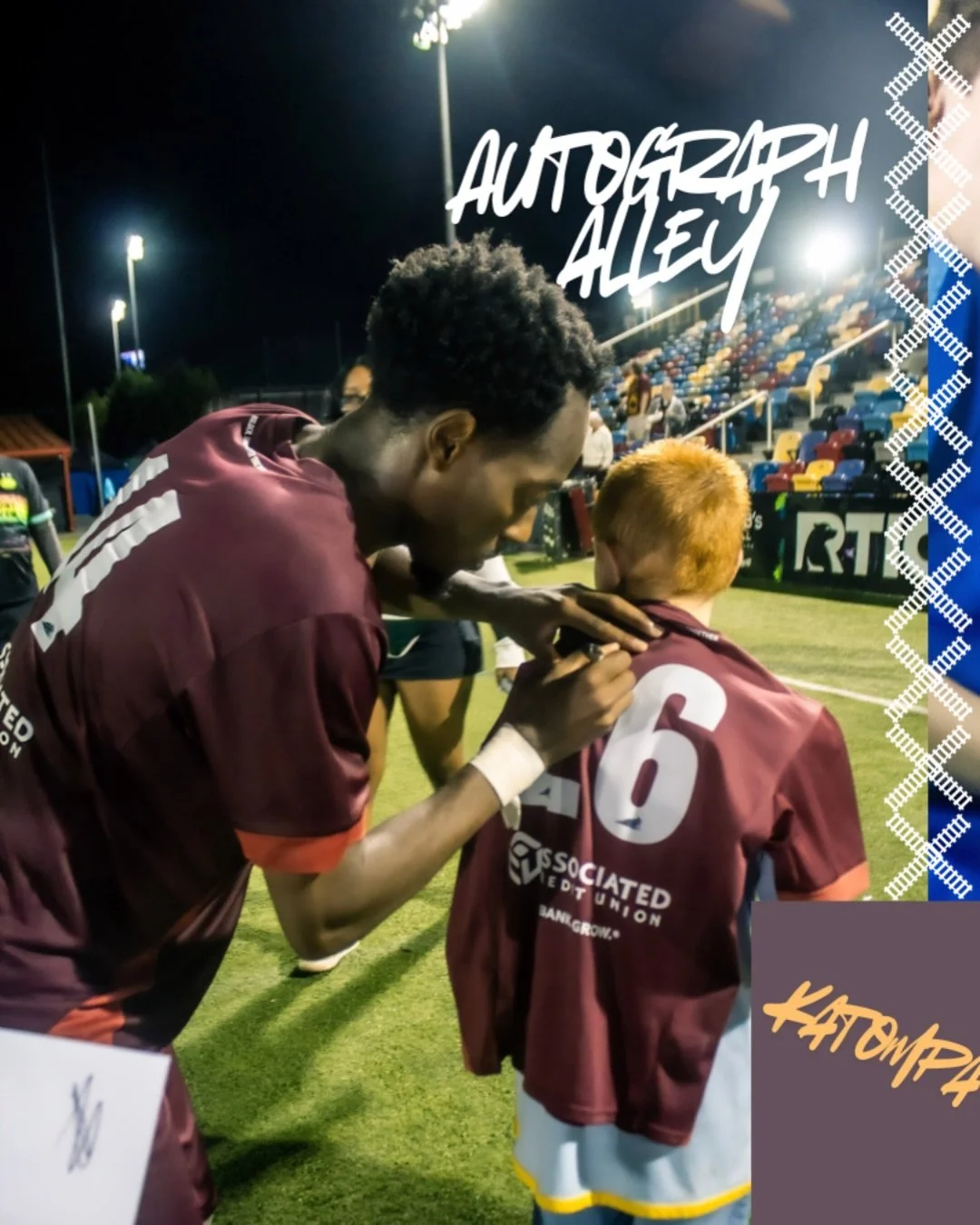 Want to meet the players and grab some autographs? ⚽️✍️

Autograph Alley returns after our next home match on May 23rd. Stay after the final whistle and meet the squad on the field.

Tickets in bio.