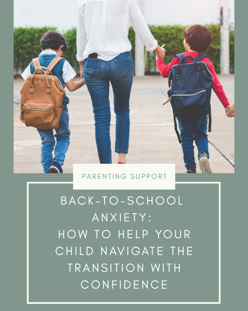 Back-to-School Anxiety: How to Help Your Child Navigate the Transition with Confidence