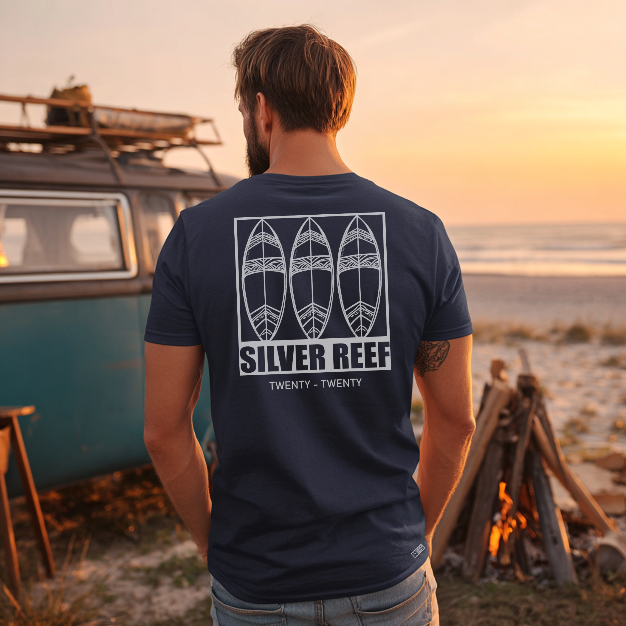 TWENTY TWENTY Navy TShirt Back.png