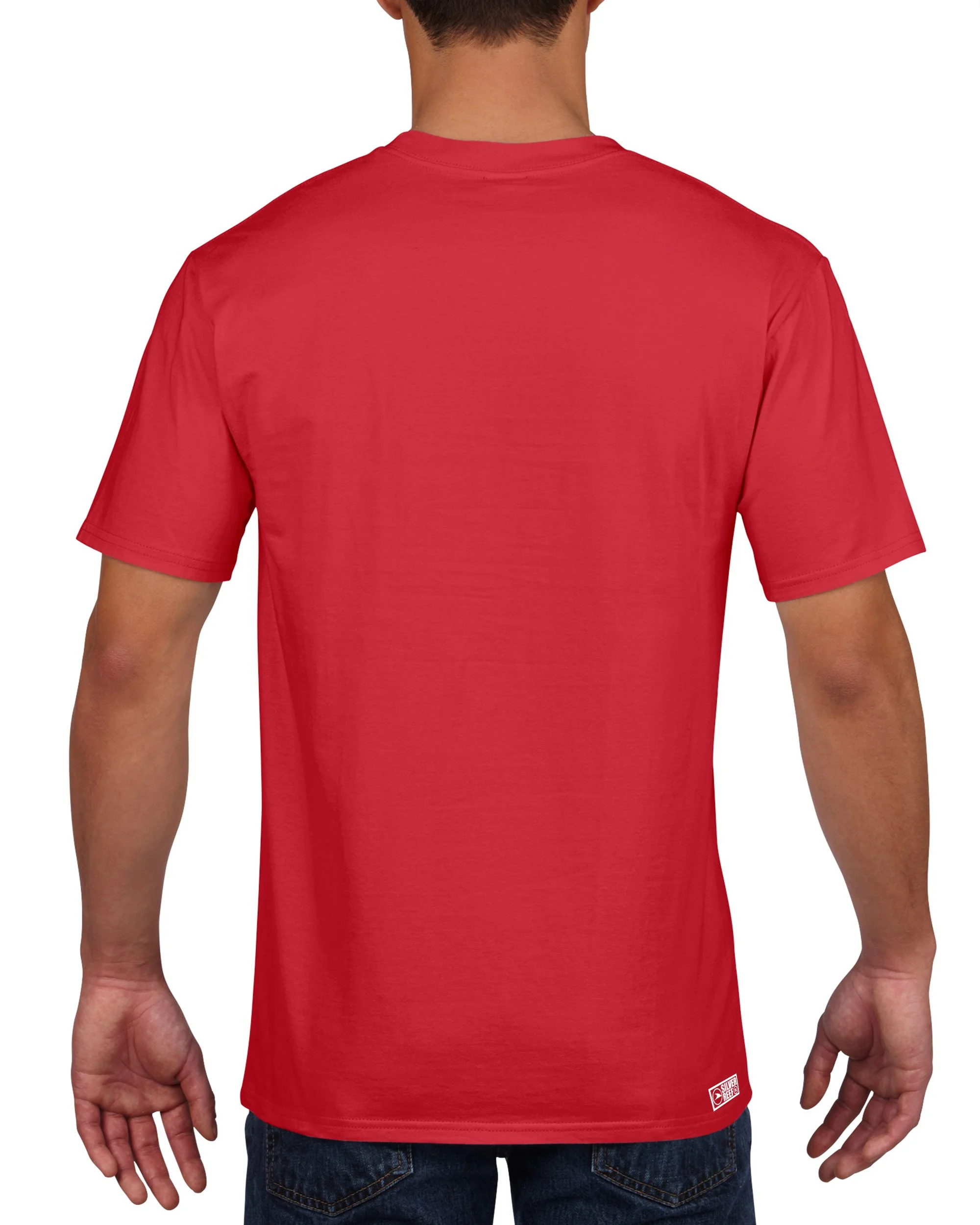 Silver Reef Cresta GBG Mens T-shirt #surf t-shirt # surf top # life style #beach #paddleboard#Surf Red Back.jpg