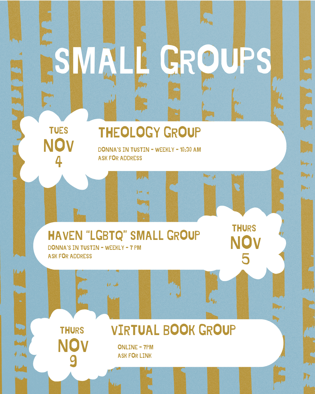 Theology Discussion Group (in-person)