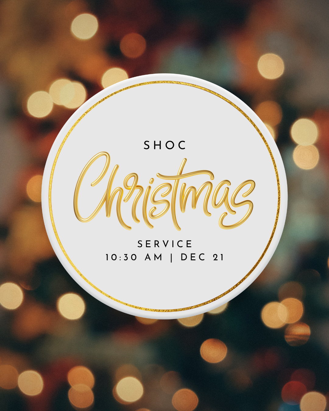Christmas Sunday Service