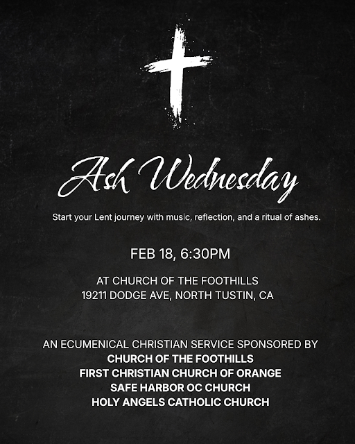 Ash Wednesday Gathering