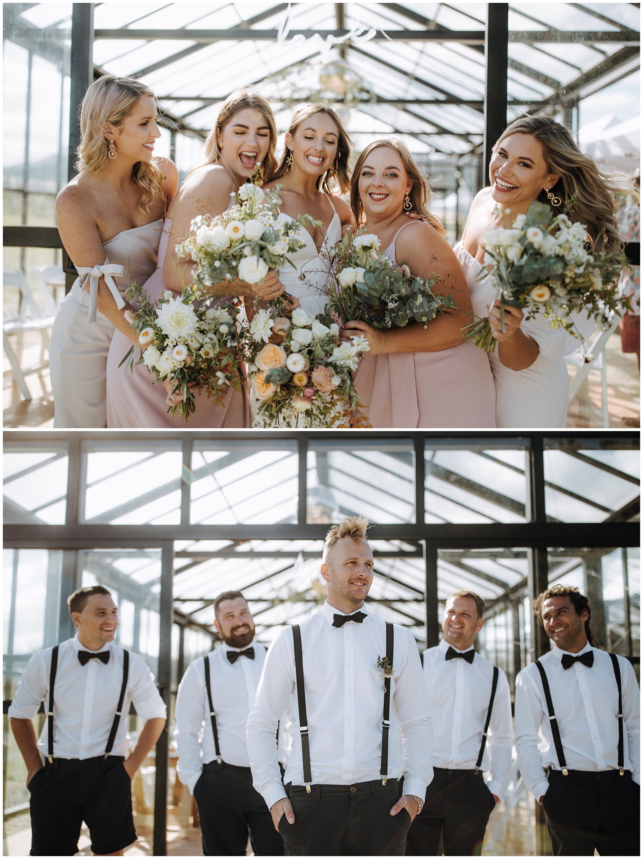 Zanda+Auckland+wedding+photographer+boho+retro+suspenders+groom+denim+jacket+bride+Te+Whai+Bay+Wines+venue+bright+glass+house+vineyard+photoshoot+New+Zealand_32.jpeg