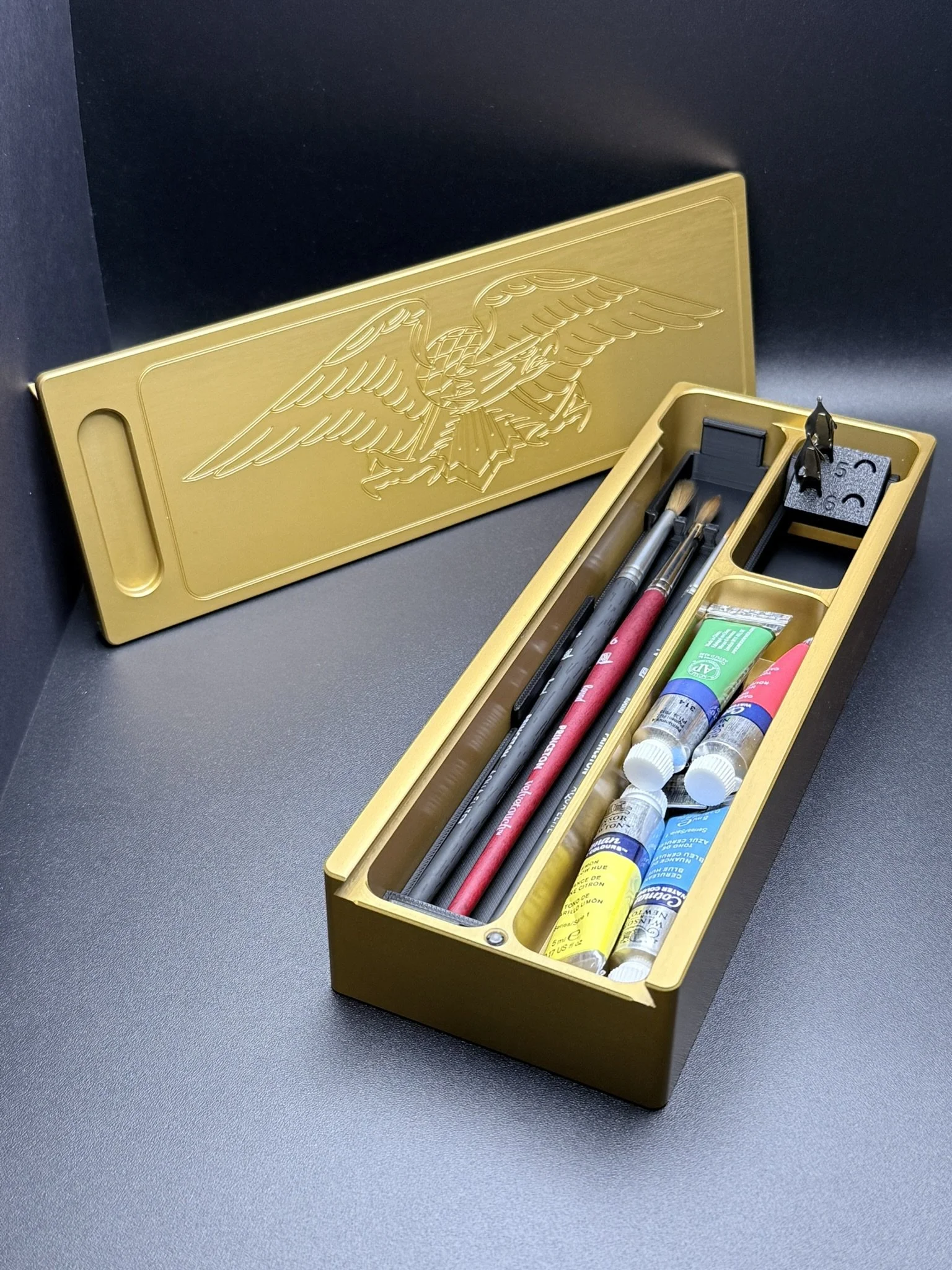 Machined Aluminum Paint Box