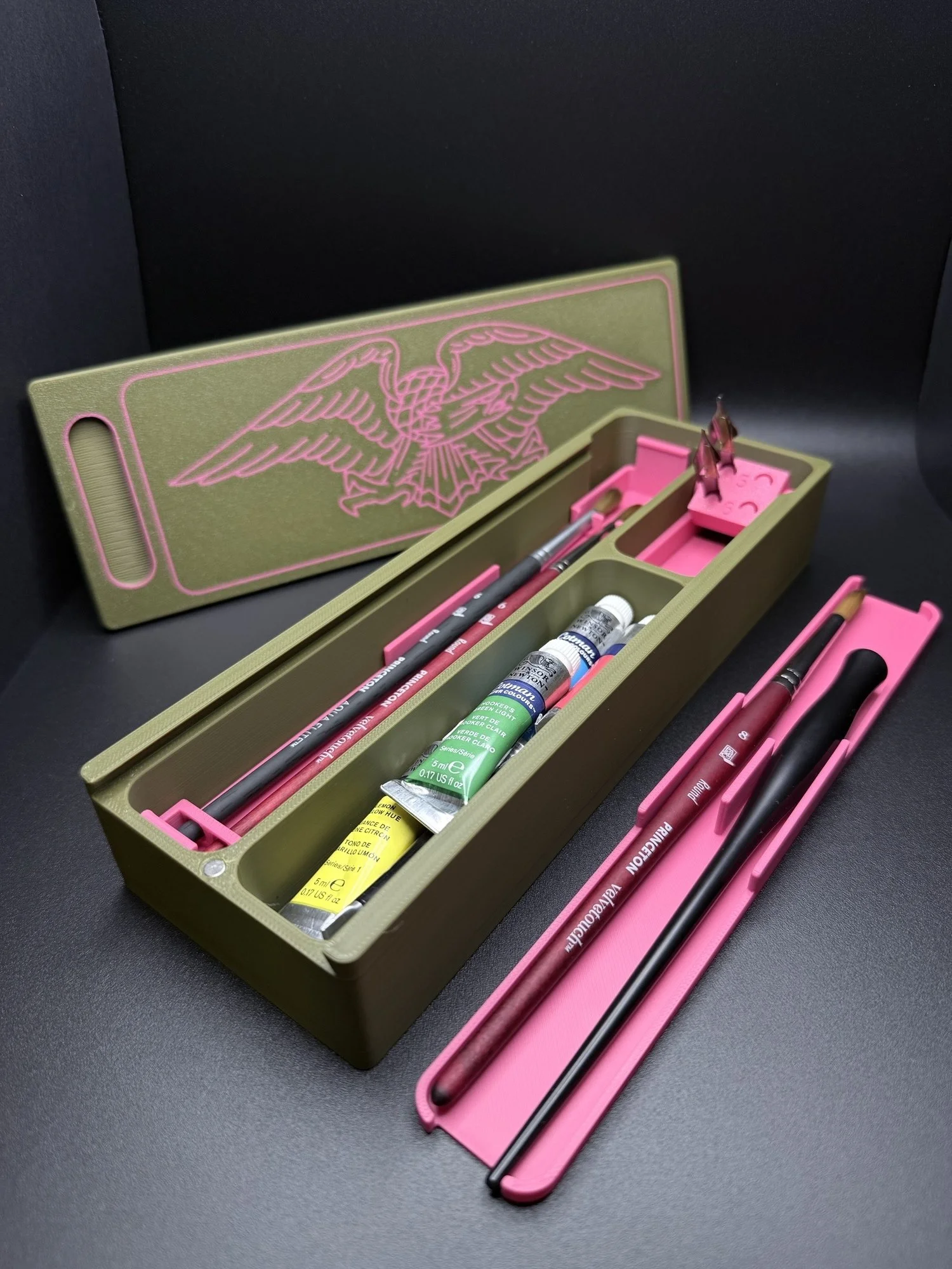 3D Printed Travel Paint Box