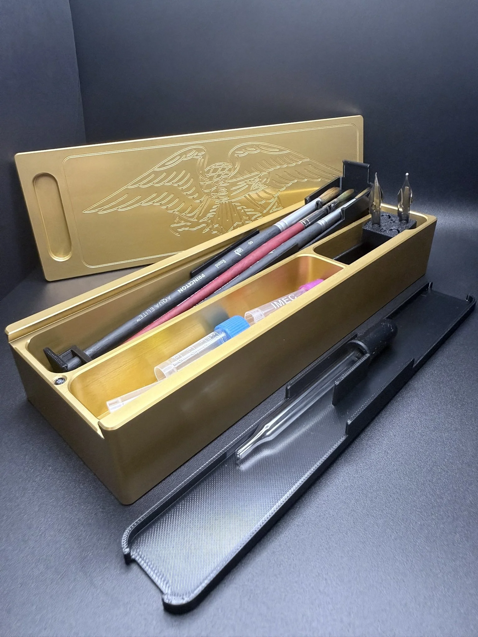 Machined Aluminum Paint Box
