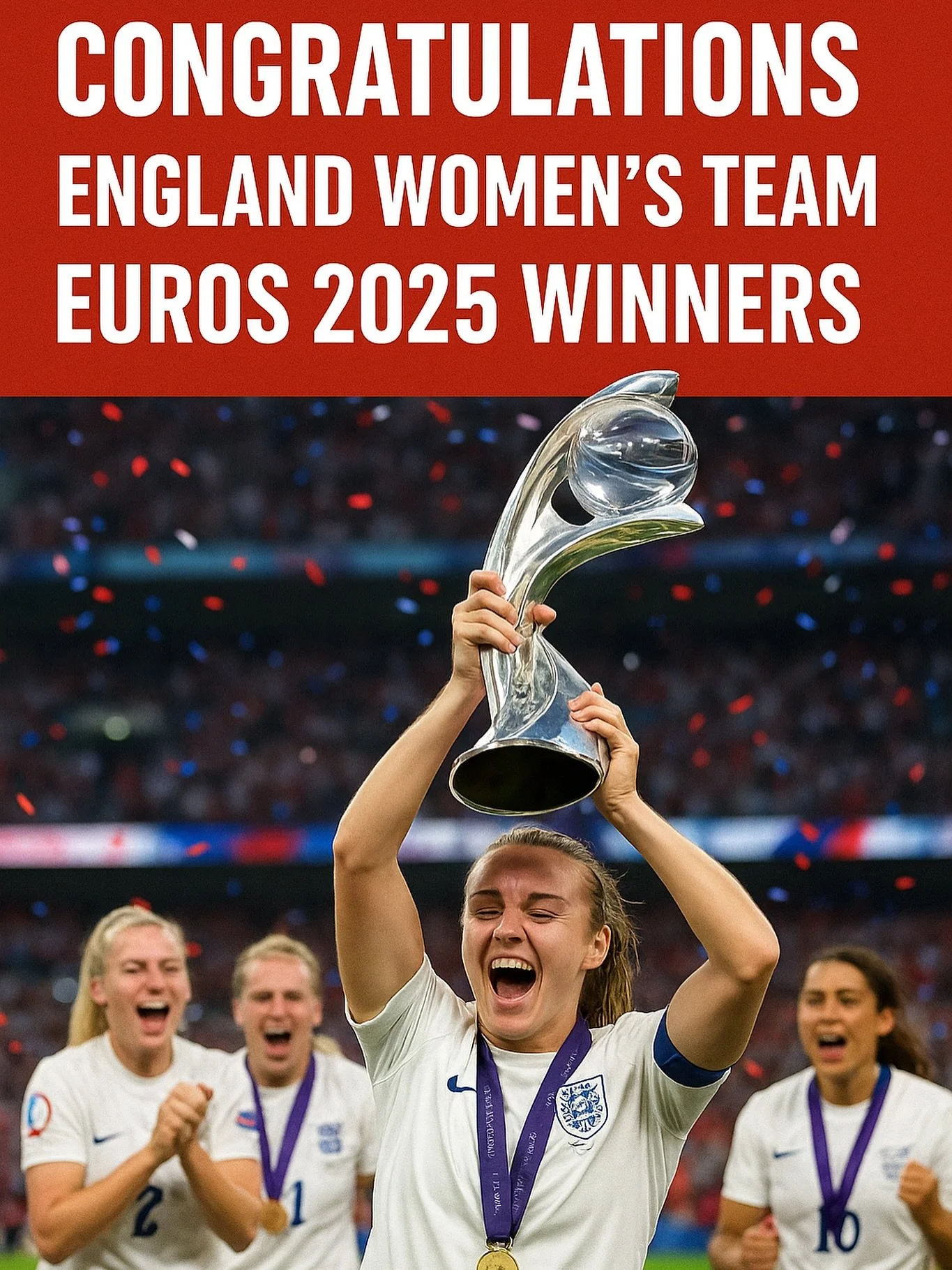 🏆 HISTORY MADE! 🏴󠁧󠁢󠁥󠁮󠁧󠁿
A huge congratulations to the England Women&rsquo;s Team &ndash; crowned UEFA Women&rsquo;s EURO 2025 Champions! 💪⚽
Your strength, passion, and unity have inspired a nation &ndash; and everyone here at TNT Fitness.

?