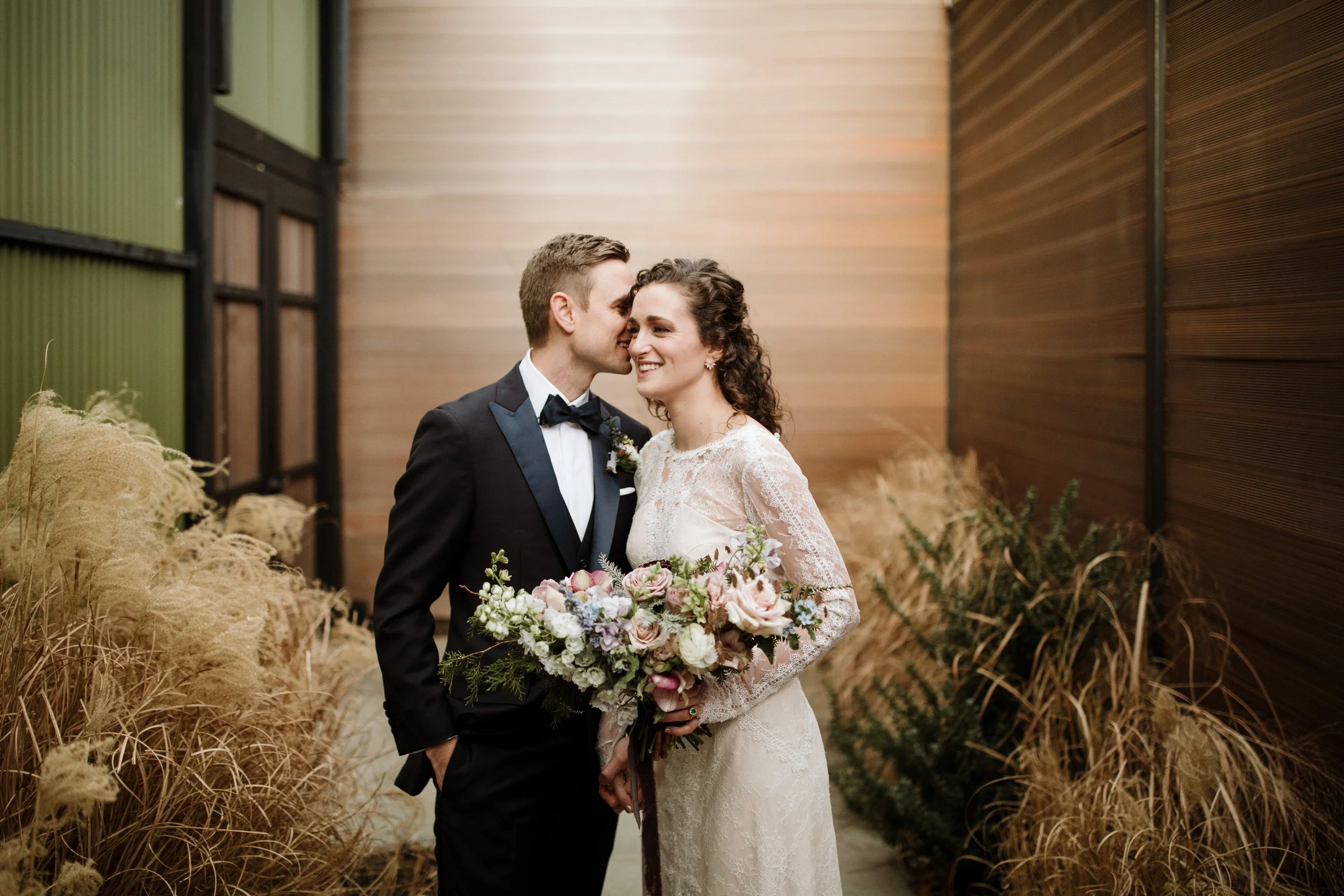 Elegant and Cozy Winter Wedding | the Green Building, Brooklyn NY