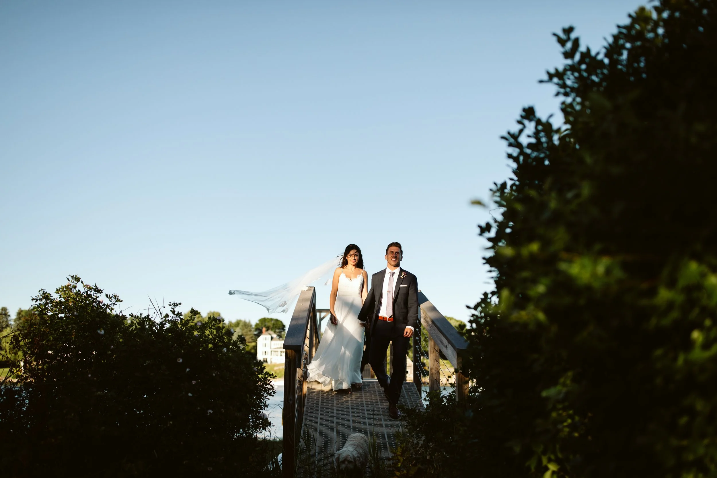 Coastal Backyard Wedding | Kennebunkport, ME