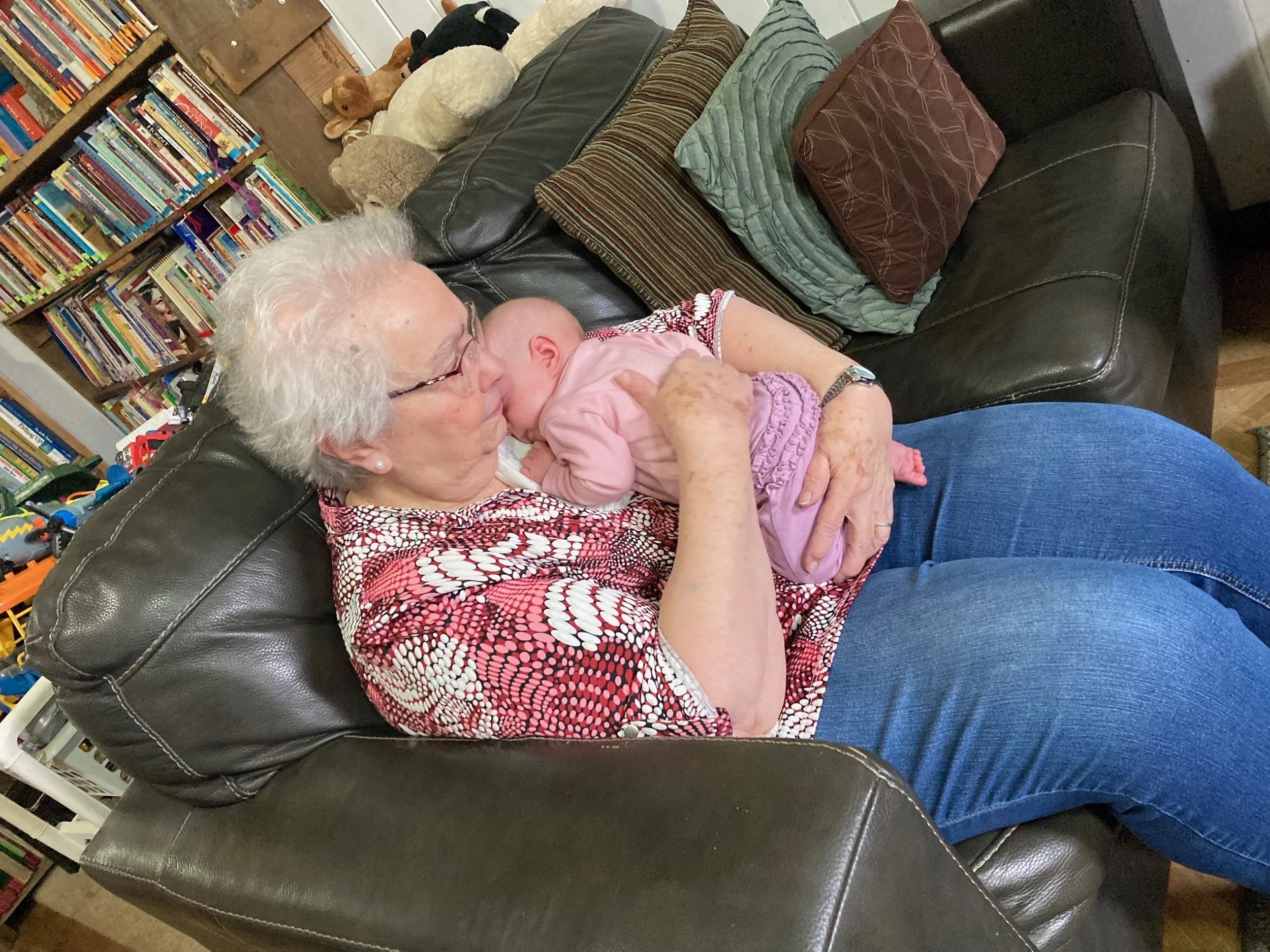 Tita (Esther) meeting her 11th grandchild