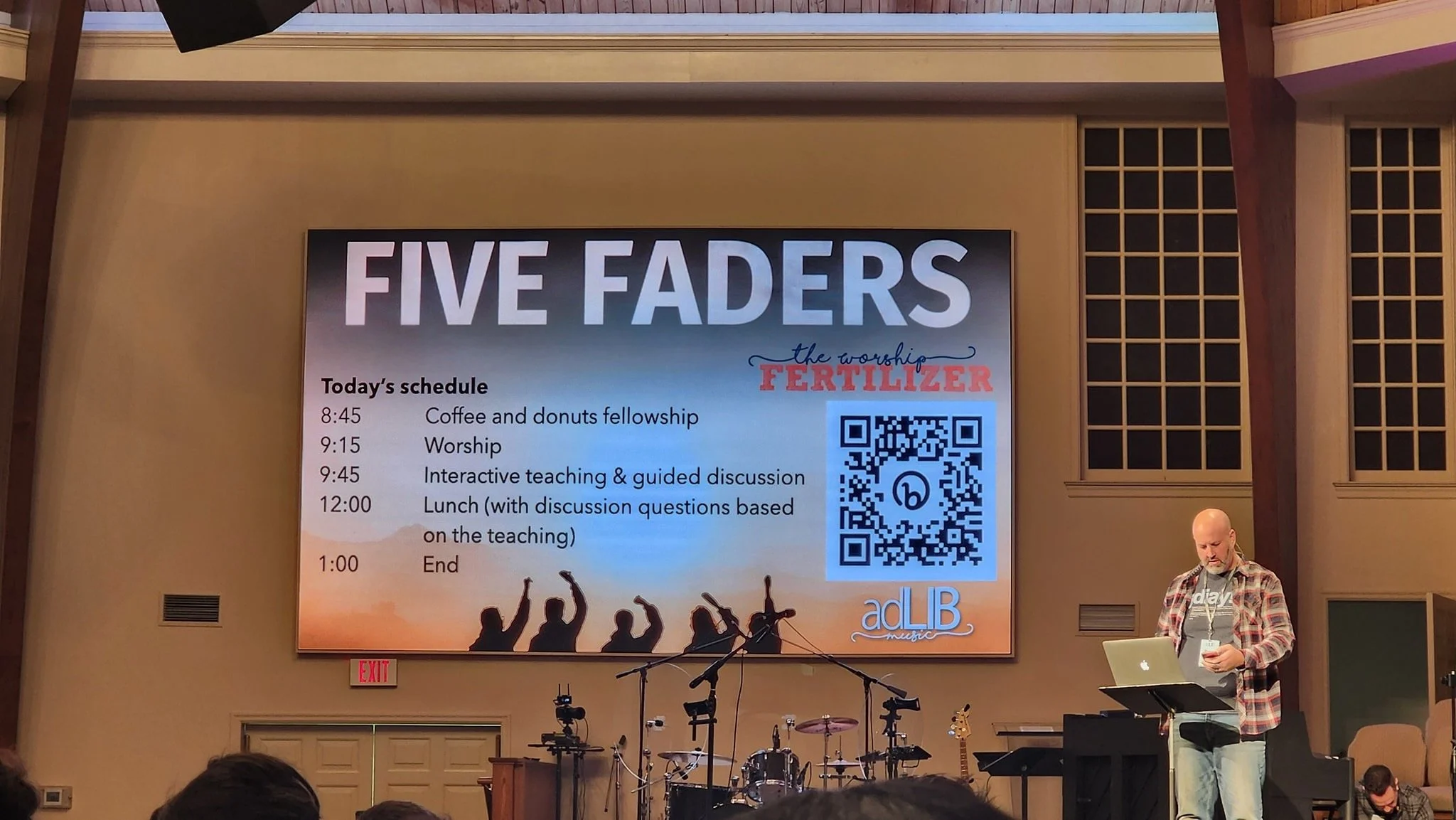 Dave teaching on the Five Faders in Lancaster, PA