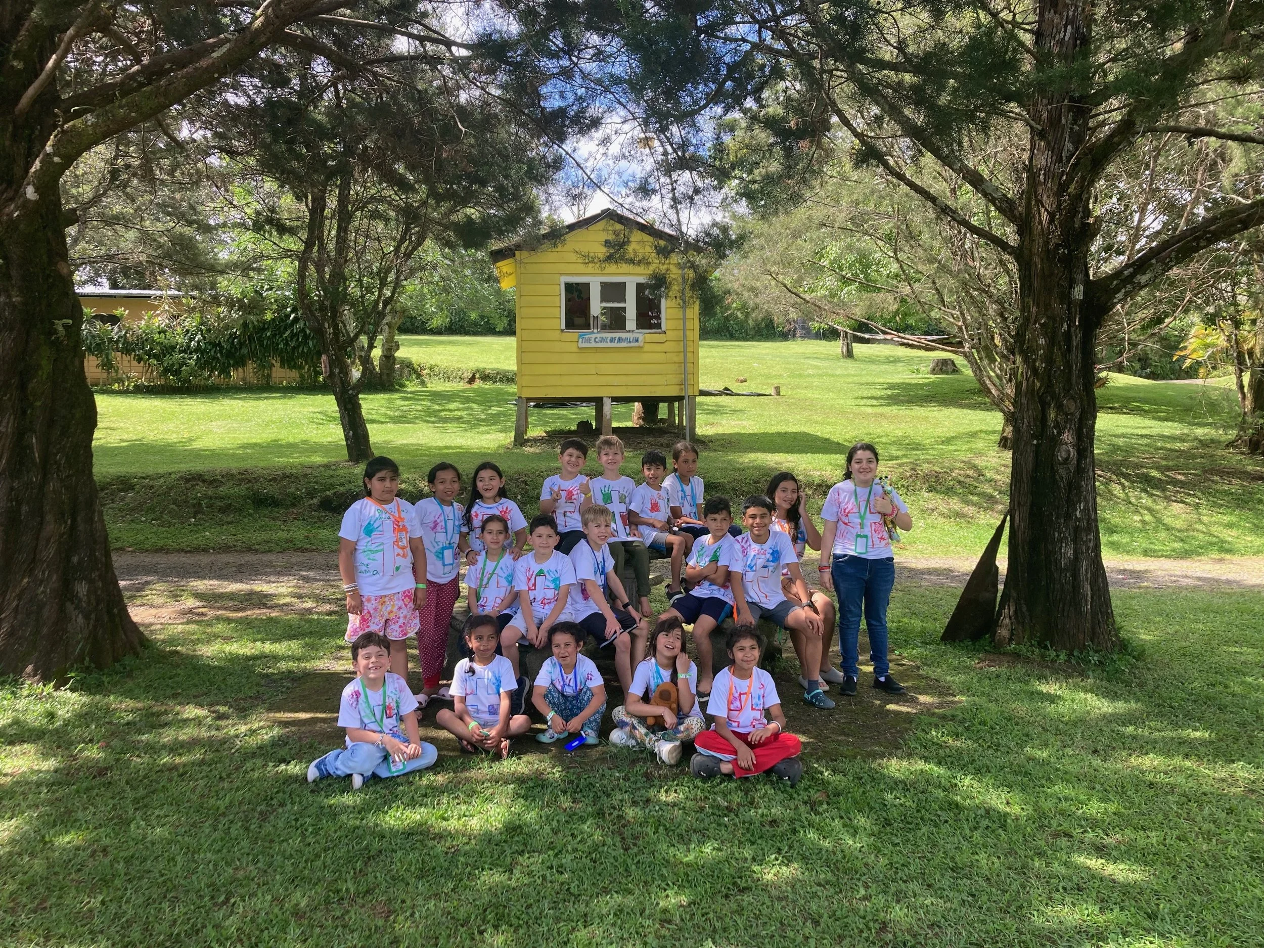 Huxley and Caspian at Encuentros kids camp