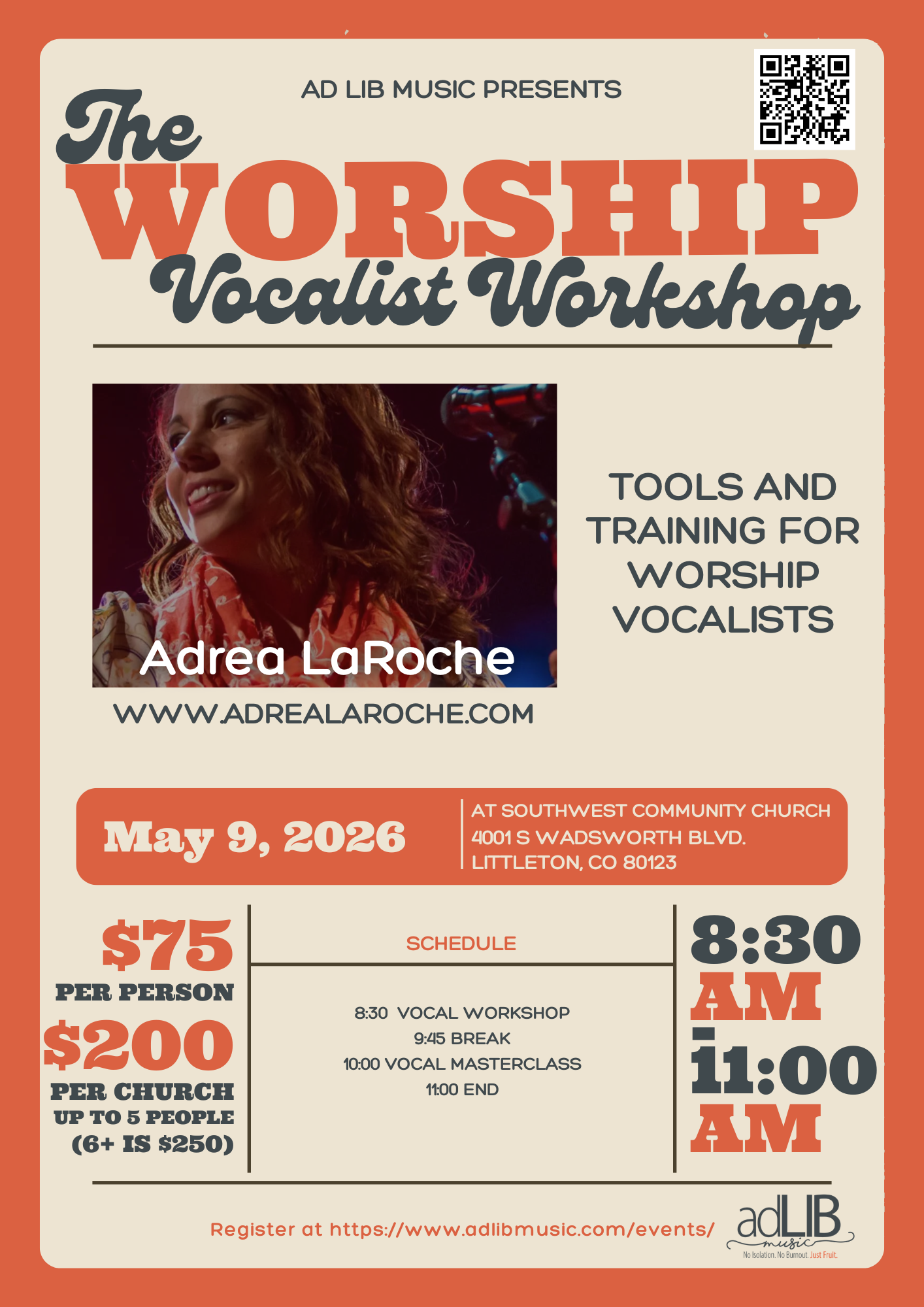 The Worship Vocalist Workshop