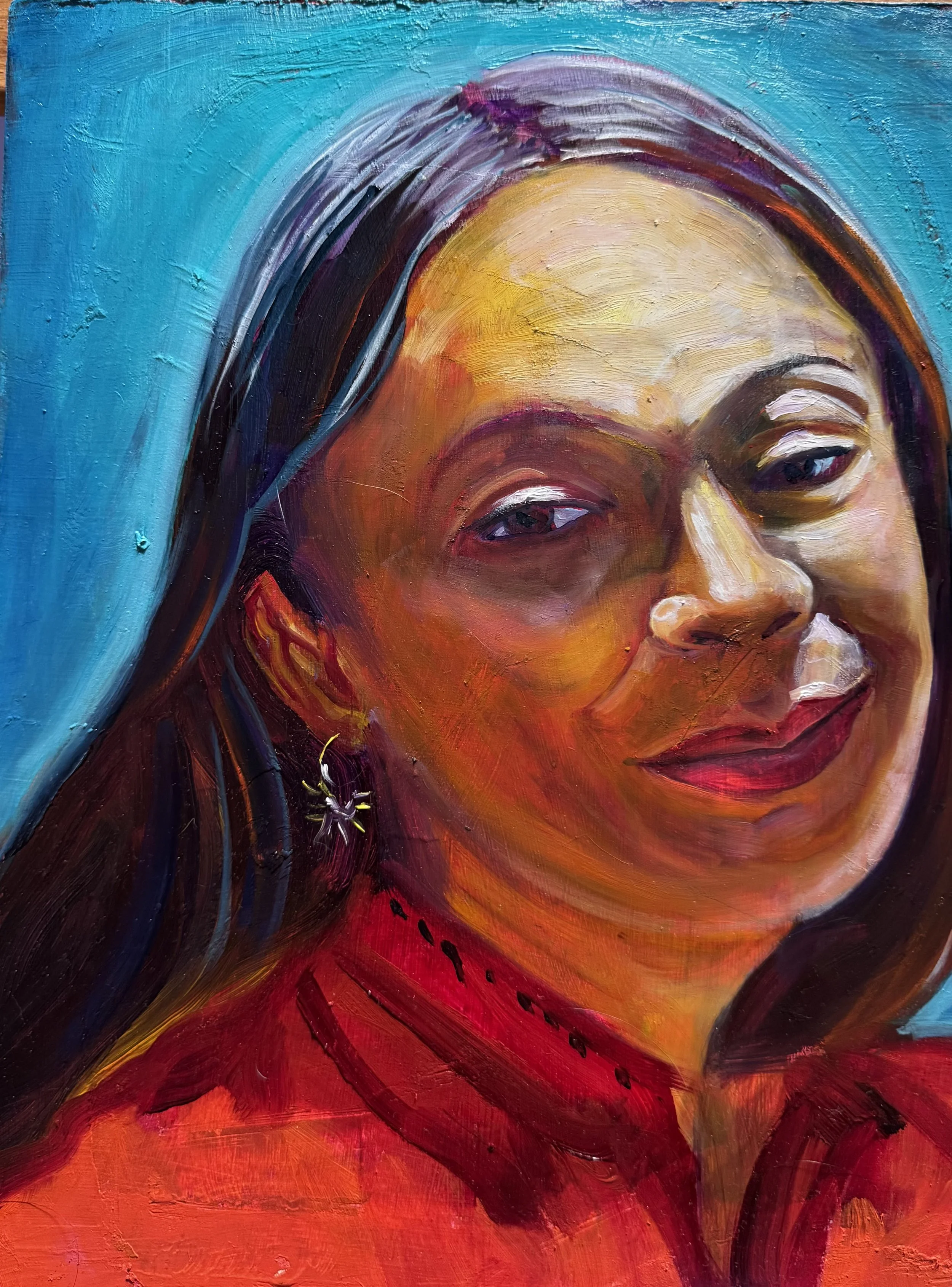Patricia, Margaret Garcia, 2025, 12x16, Oil