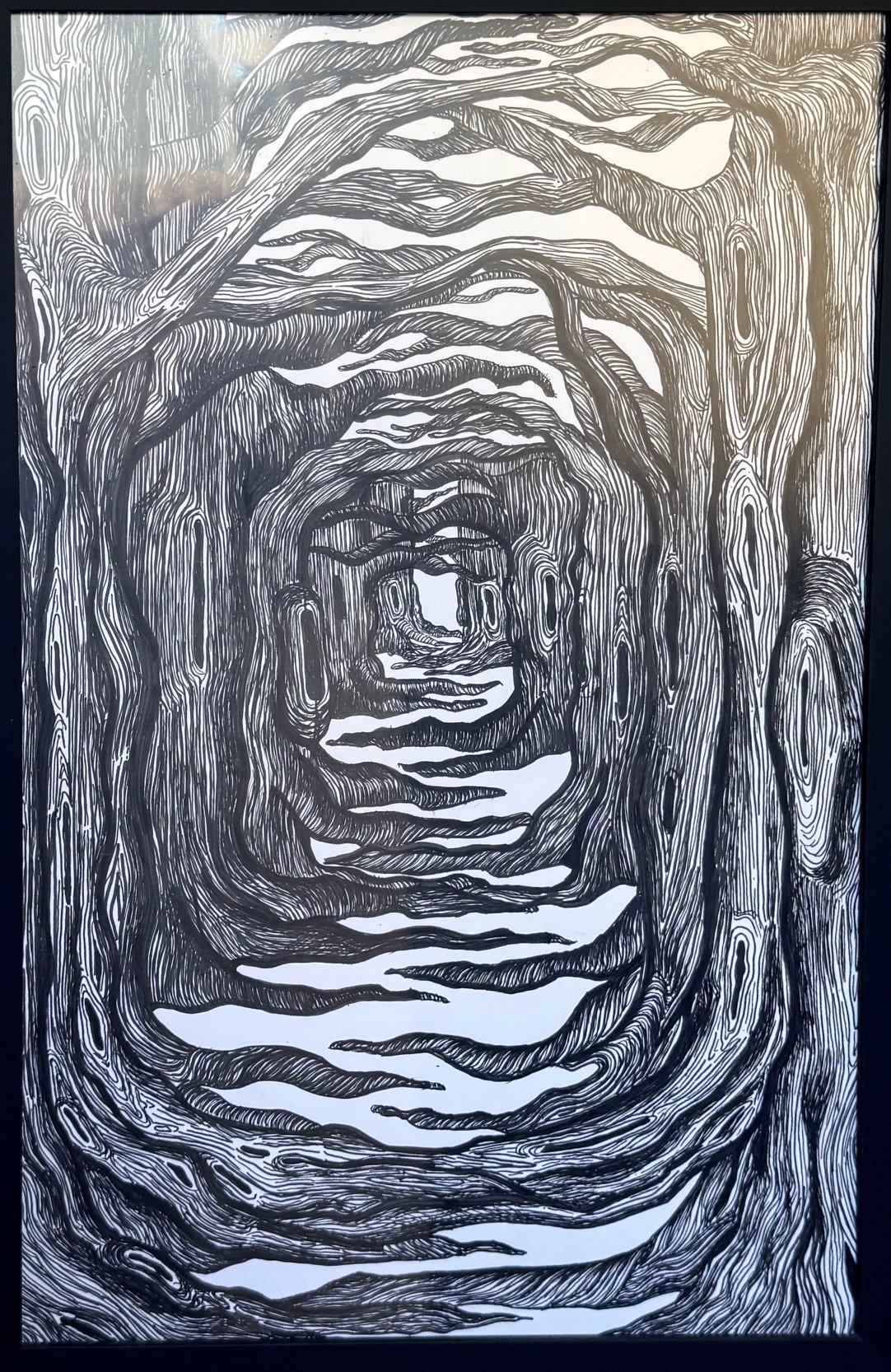 Danielle Deguchy, 2025, 12x18, Marker