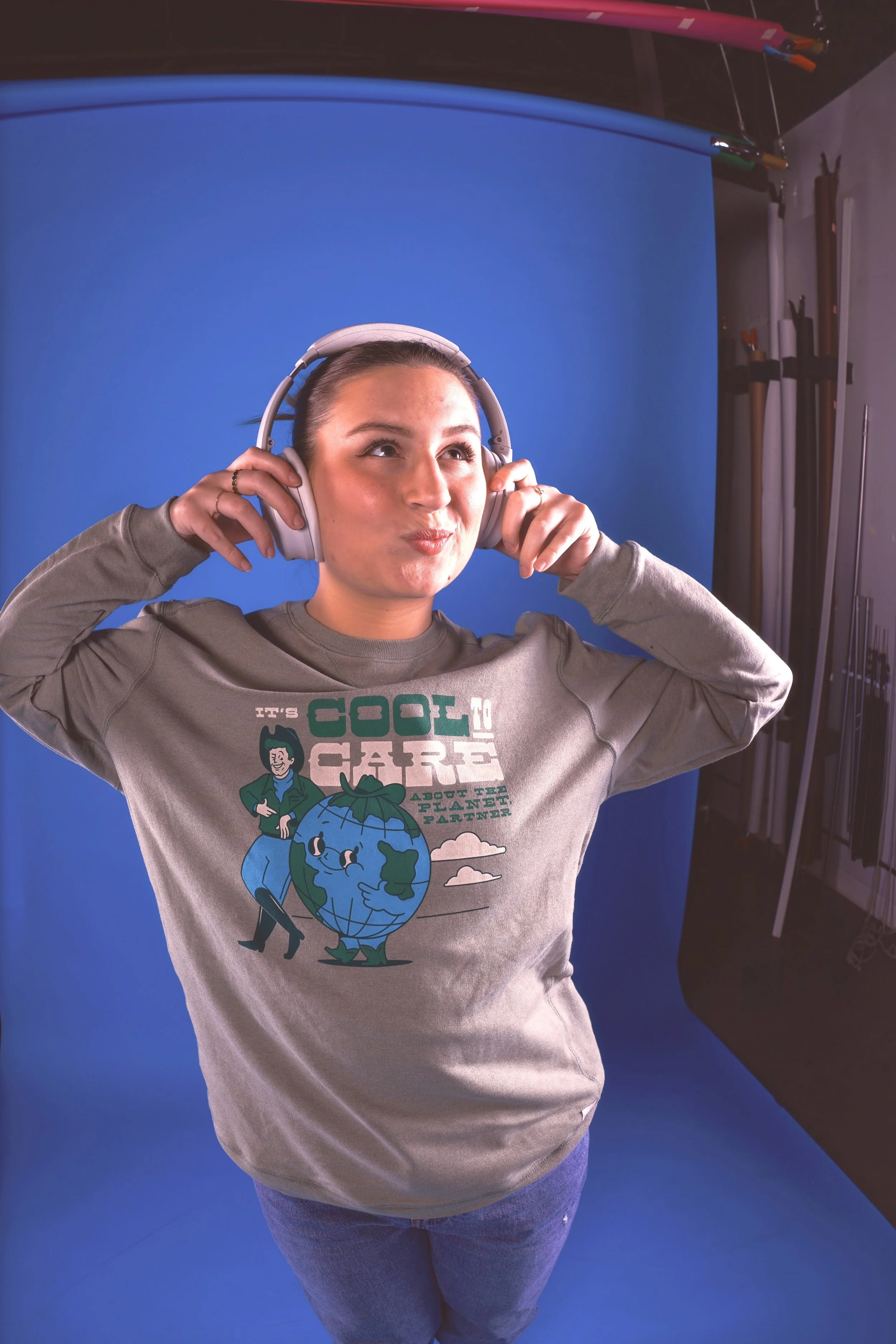 It's Cool to Care About the Planet Crew Neck
