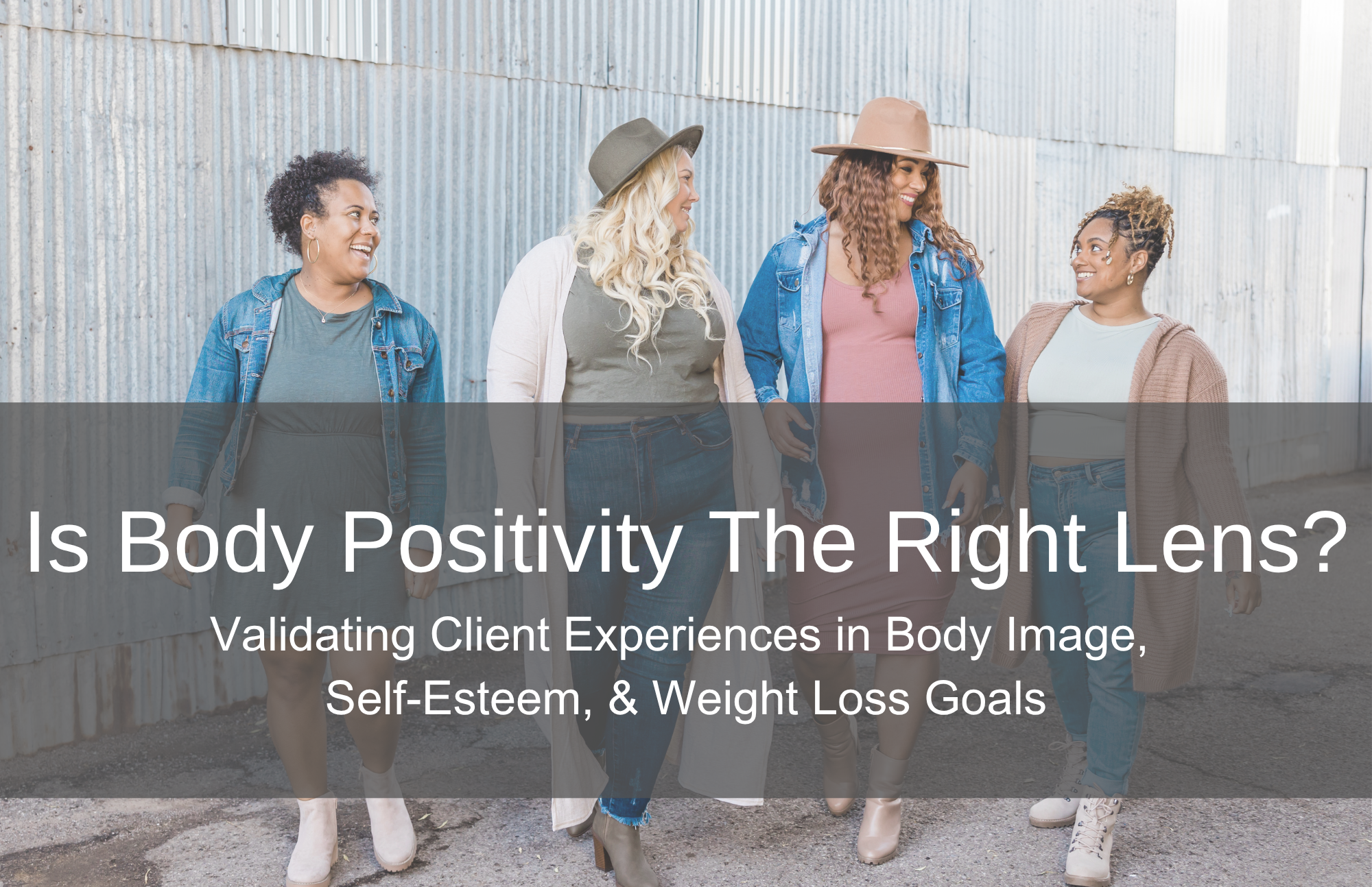 Continuing Education credits for therapists on the topic of Body Positivity