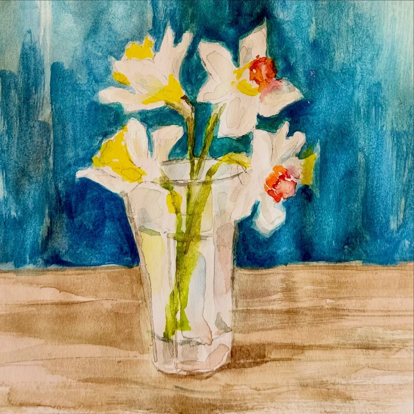 So happy @thenewbotanica is back! I always struggle with white flowers; I had to keep adding more blue to get the petals to separate from the background. 😮&zwj;💨

#thenewbotanica #floralillustration #showyoursketchbook