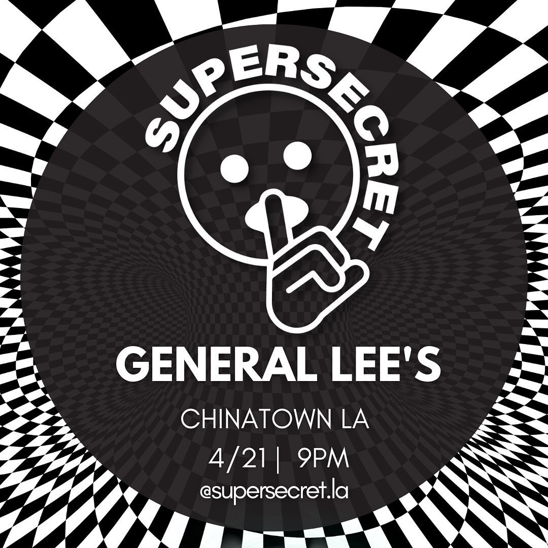 Who&rsquo;s coming back home for some Chinatown decompression this Friday?? ⛩️

Dont miss this favorite @supersecret.la family lineup✨ @tones_anthony kicking the night off with some classic downtempo favorites, followed by a dynamic set with the ultr