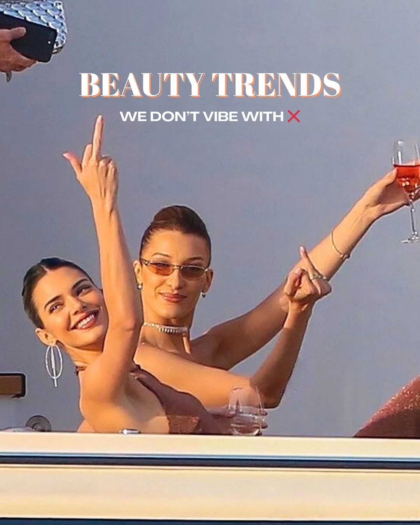 Beauty trends we just DON&rsquo;T vibe with (sorry 🤭)

💋Huge lash extensions - they honestly just look&hellip; painful 😣 
💋Horseshoe jeans - still waiting to see someone actually pull these off
💋Blush blindness - it&rsquo;s giving sunburn, not s