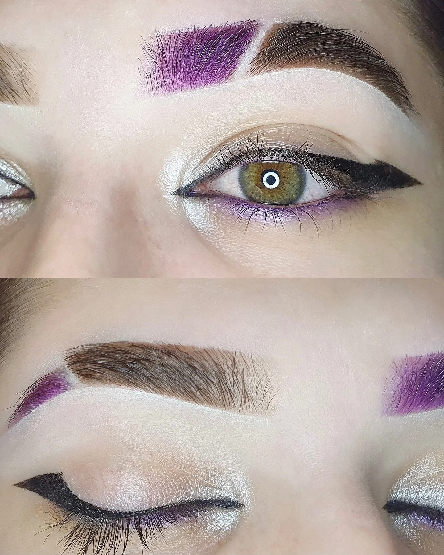 Not your average brow day 💜 
Not everyone can pull it off&hellip; but if coloured brows is your vibe, we&rsquo;re kinda obsessed with you 😍