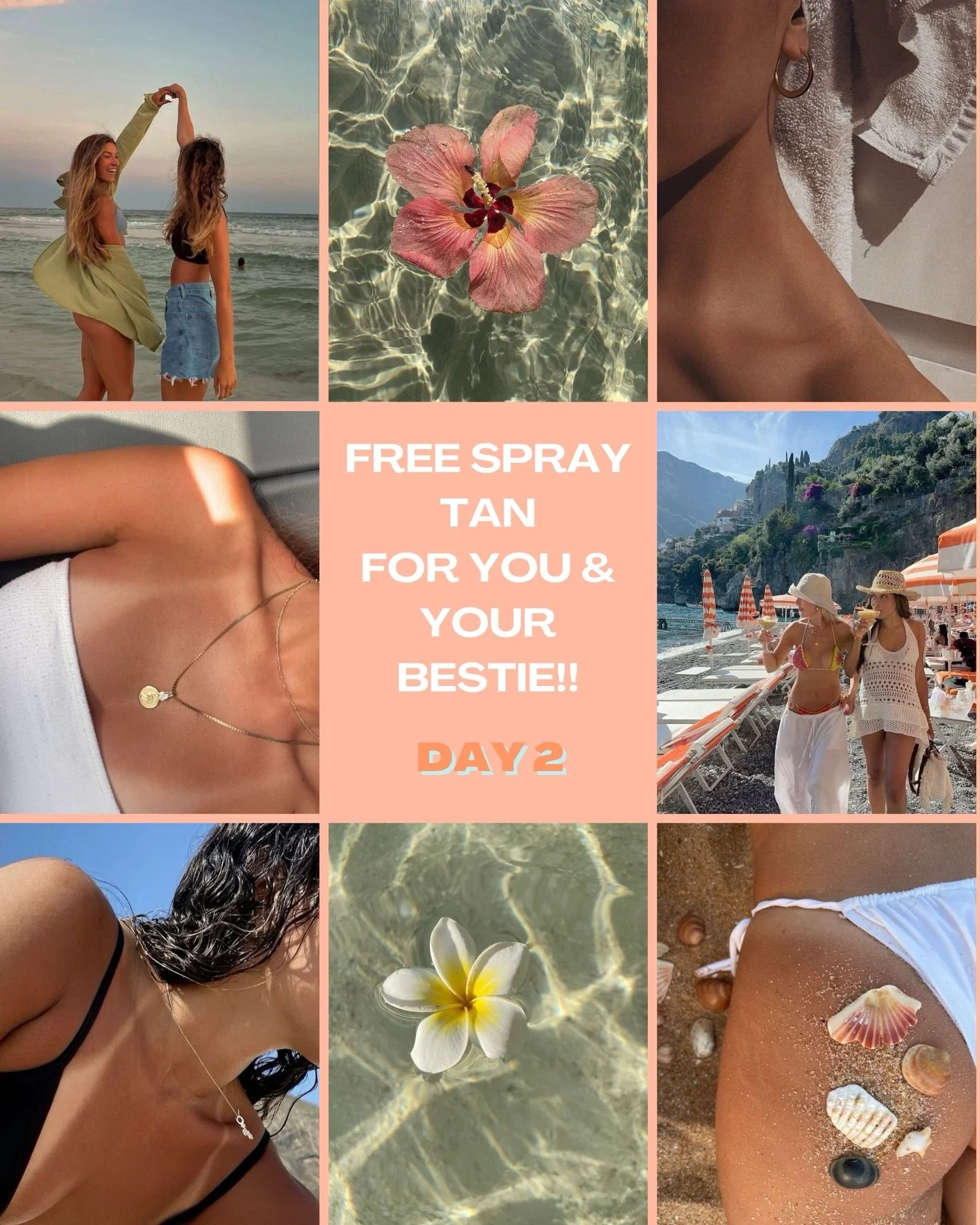 FREE spray tan for you &amp; your bestie!! 👯&zwj;♀️✨

It&rsquo;s Day 2 of BB&rsquo;s 12 Days of Christmas🎄 which means another very special prize is up for grabs! 
Win a spray tan for you and your bestie, valid for up to one year, perfect for when 
