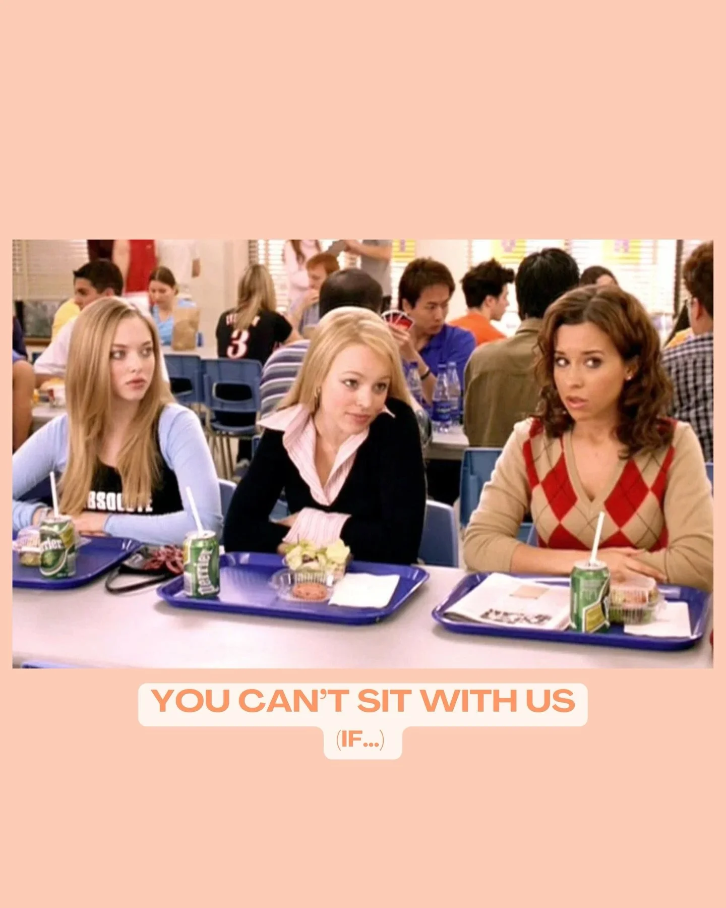 You can&rsquo;t sit with us if you do this ❌ ❌ ❌ 

&hellip;just kidding, of course you can 🤭
We might just judge (silently) xx