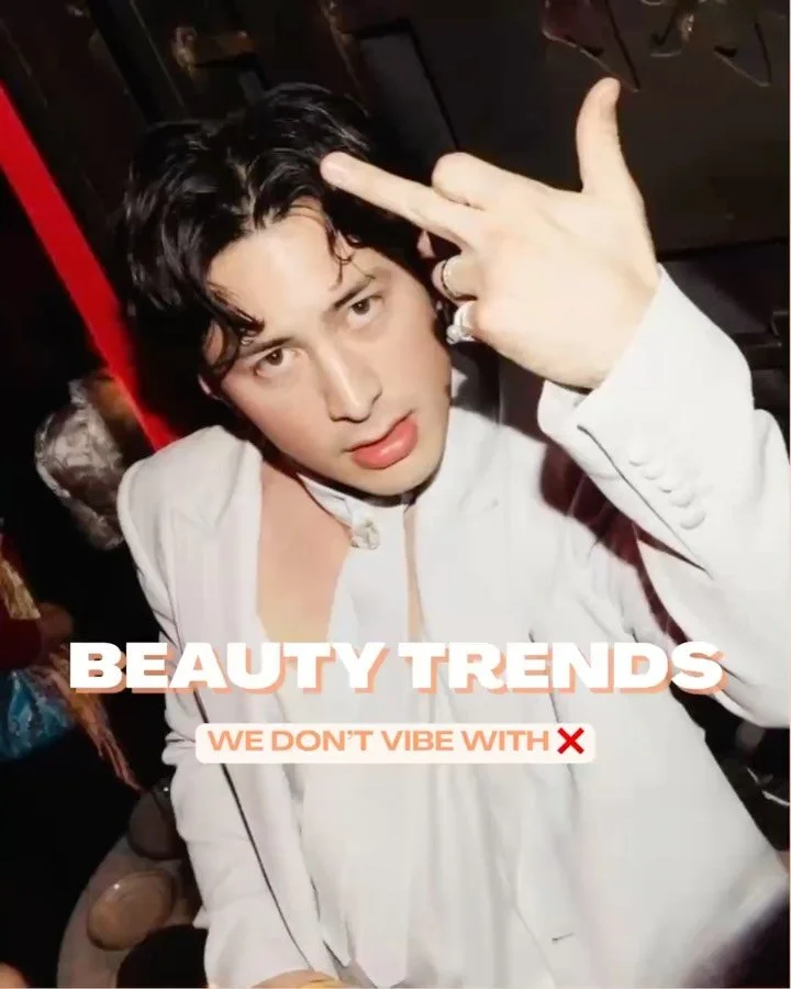 Beauty trends we honestly just don&rsquo;t vibe with ❌❌
(No judgement if you do&hellip; well maybe just a little 🤭) 

🖤 Fake pockets - a truly diabolical, soul-crushing invention 
🖤 Labubus on bags - one of these gremlins staring at me from your h