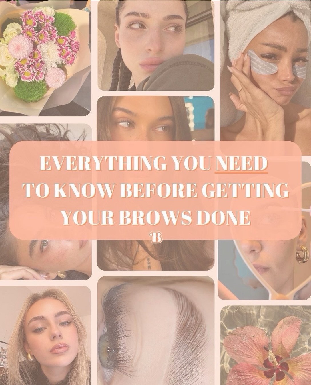 STOP ⚠️⚠️ Read this BEFORE you book your next brow appointment 

🎀Stop using skincare that contains retinols and AHAs at least a week before your appointment (these ingredients can cause the skin to lift when waxing 🥲) 
🎀Check when your last appoi