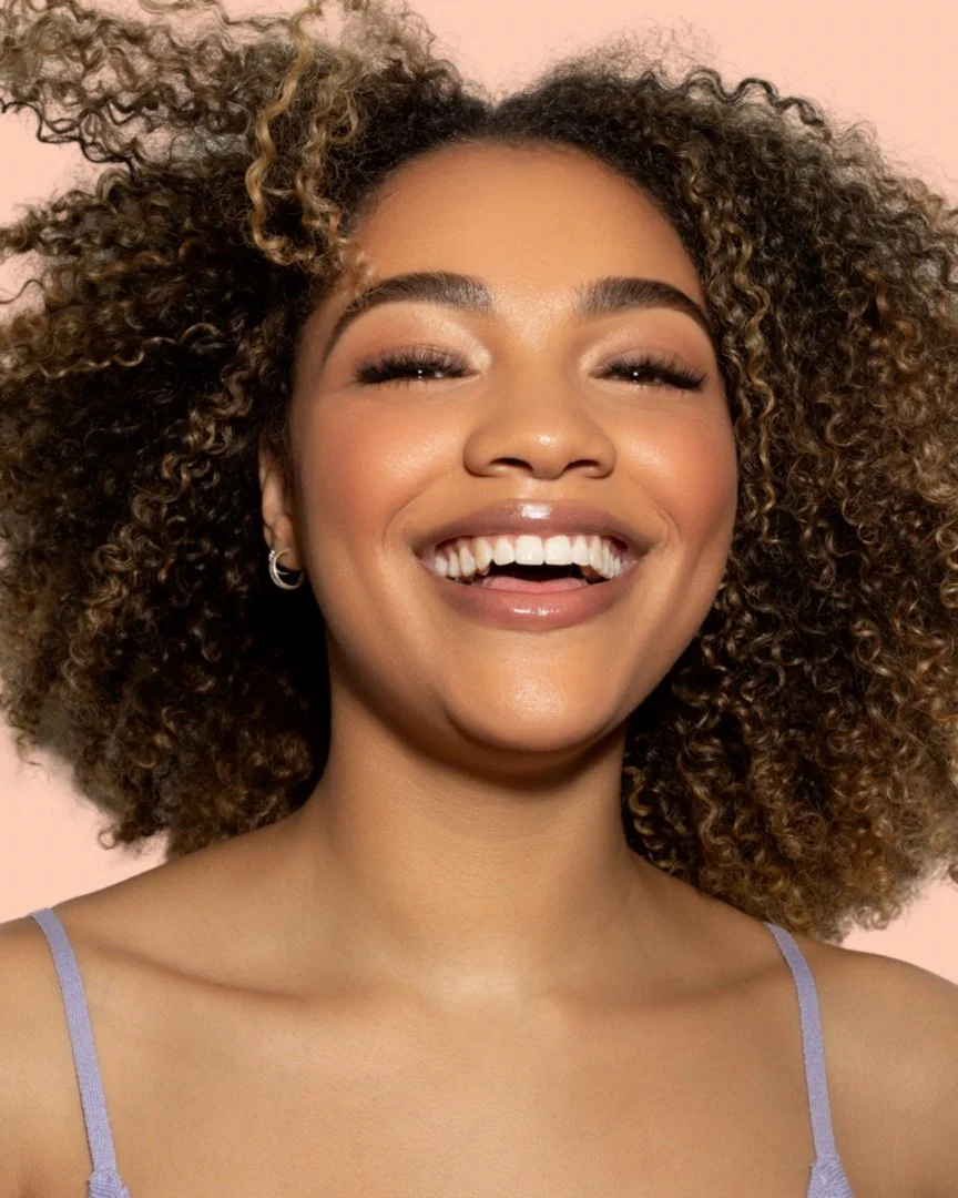 Woman with defined ombre brows