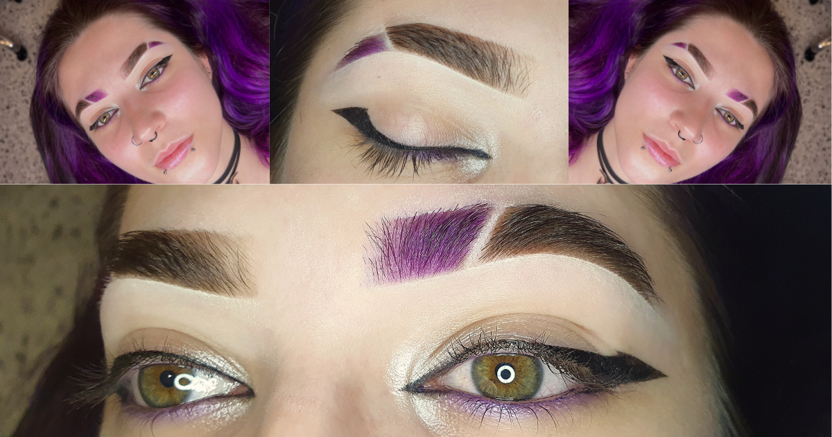 Brow slit add-on at Bambii B Perth, showing customised bold brow slits styled to suit individual look and aesthetic