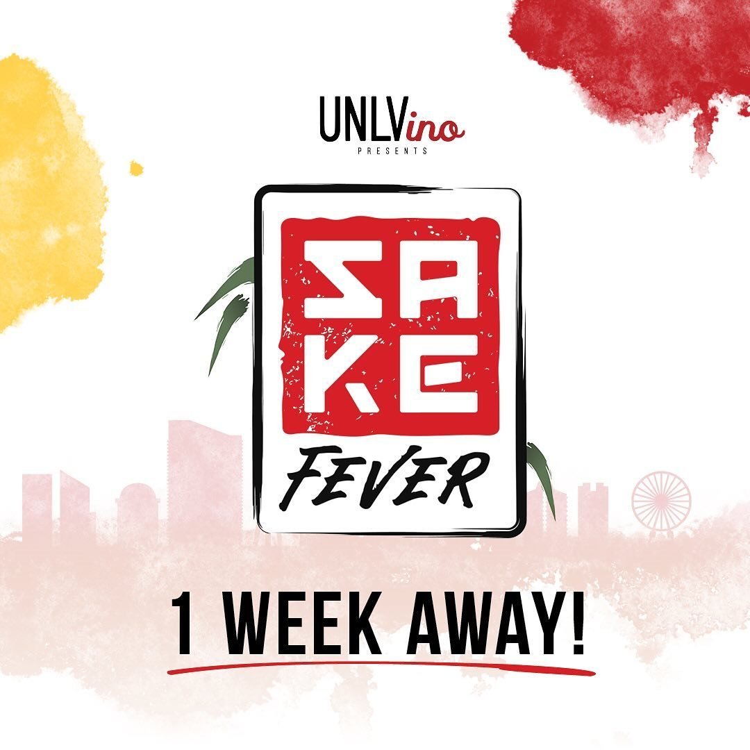 It's time to get excited! We are one week away from Sake Fever! We can't wait to see you poolside next week to enjoy a night of Sake and delicious bites.🍣🍶 Get your last minute tickets at unlvino.com or at the link in our bio! Tickets are $75 in ad