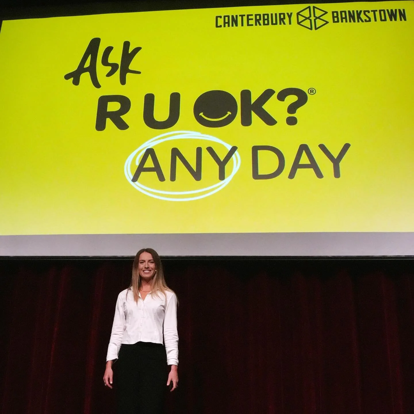 This week reminded me exactly why I do what I do 💛 Four presentations for Canterbury Bankstown Council as part of R U OK? Day meant four opportunities to do what I care about most: turning conversations about mental health into moments of real conne